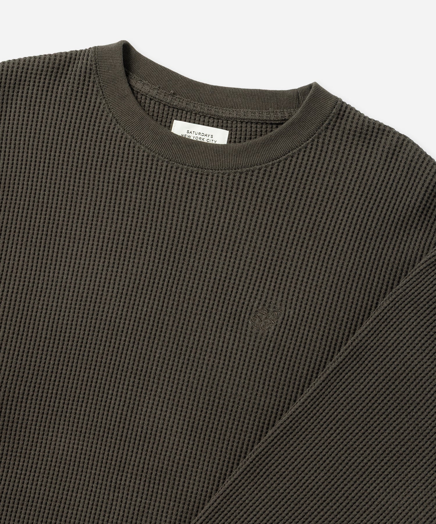 Alex Heavy Waffle Relaxed Top - Image 5