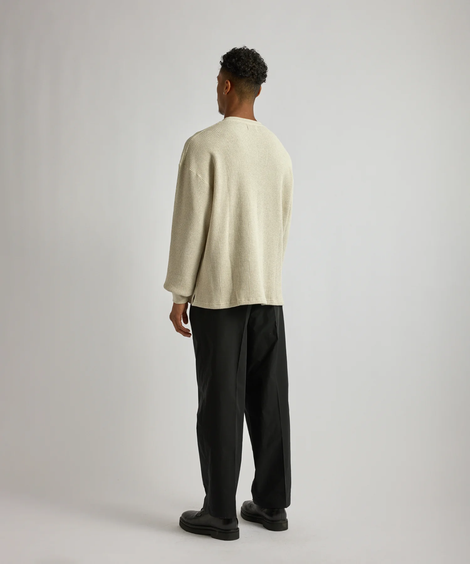 Alex Heavy Waffle Relaxed Top - Image 4
