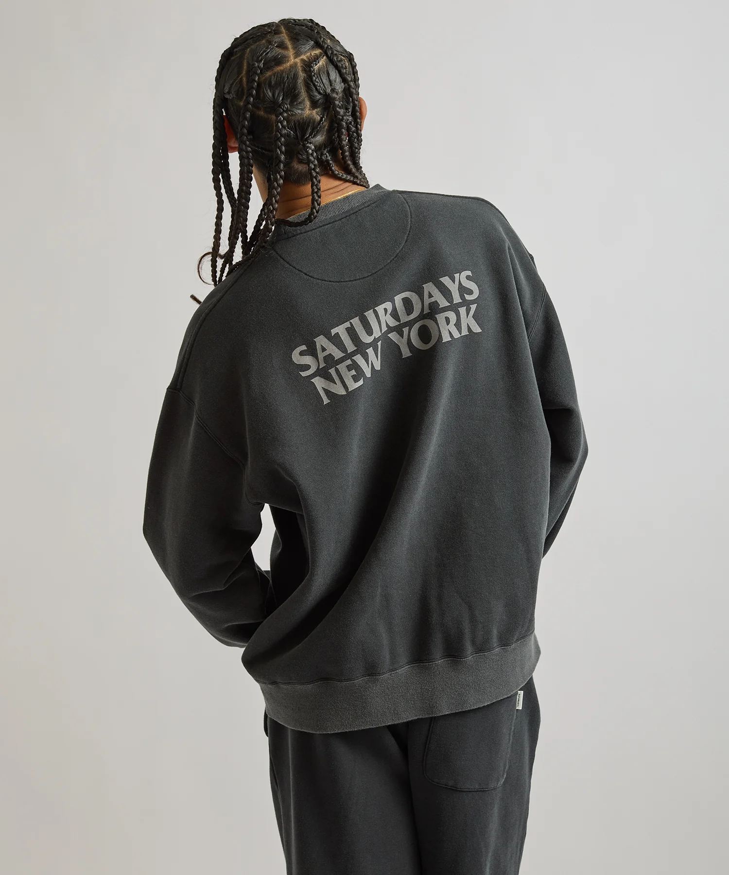 Ari Relaxed Ozone Washed Sweatshirt - Image 3