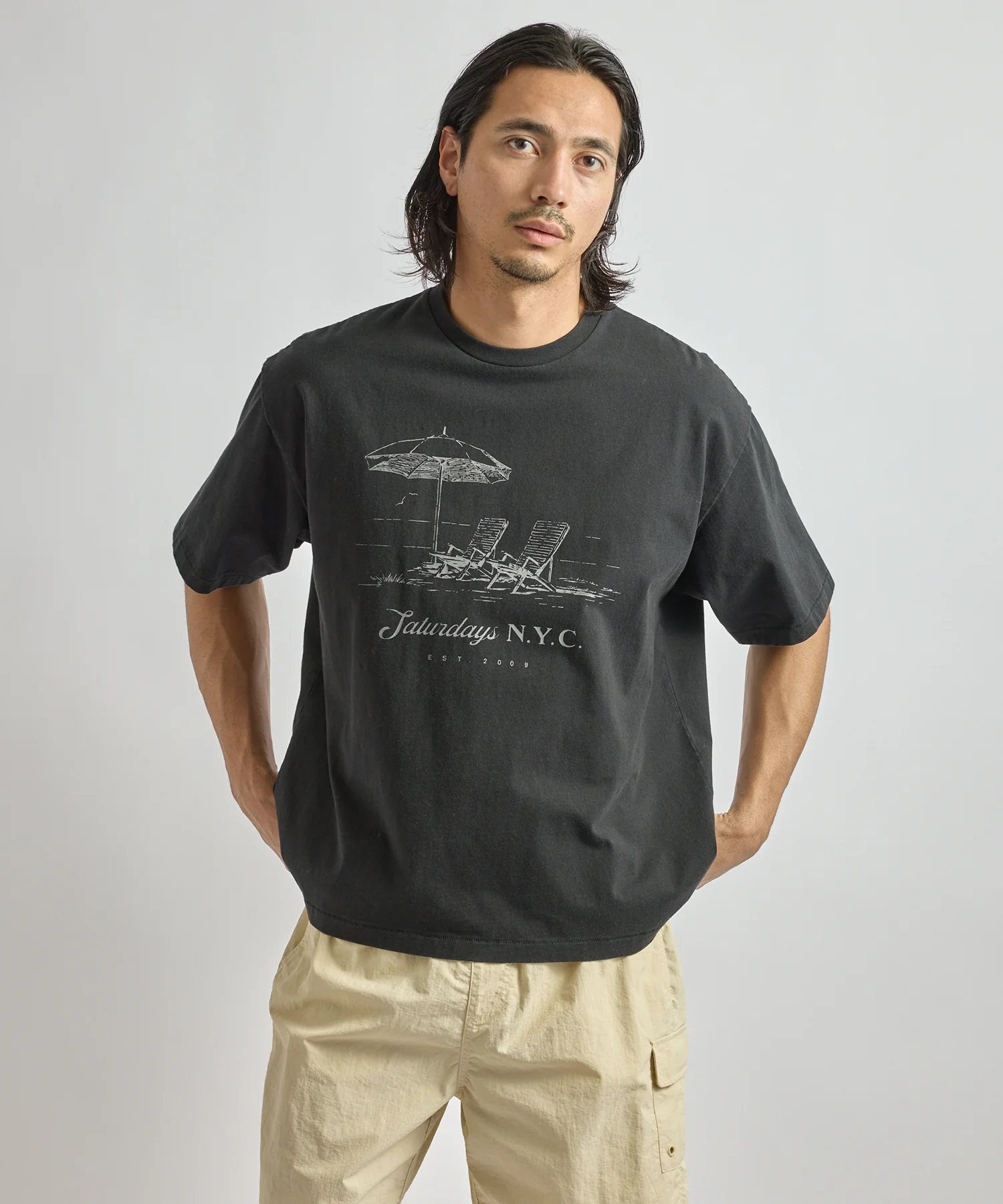 Beach Chair Ozone Wash Relaxed Tee - Image 2