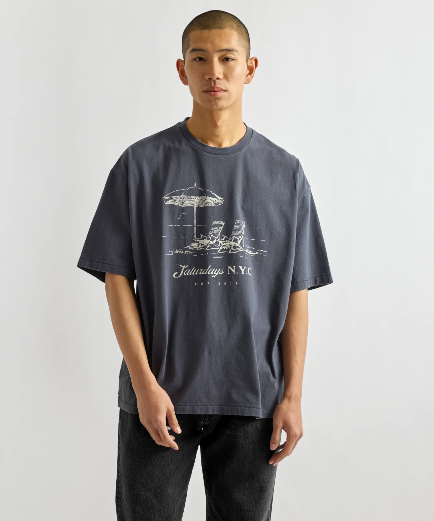 Beach Chair Ozone Wash Relaxed Tee - Image 2