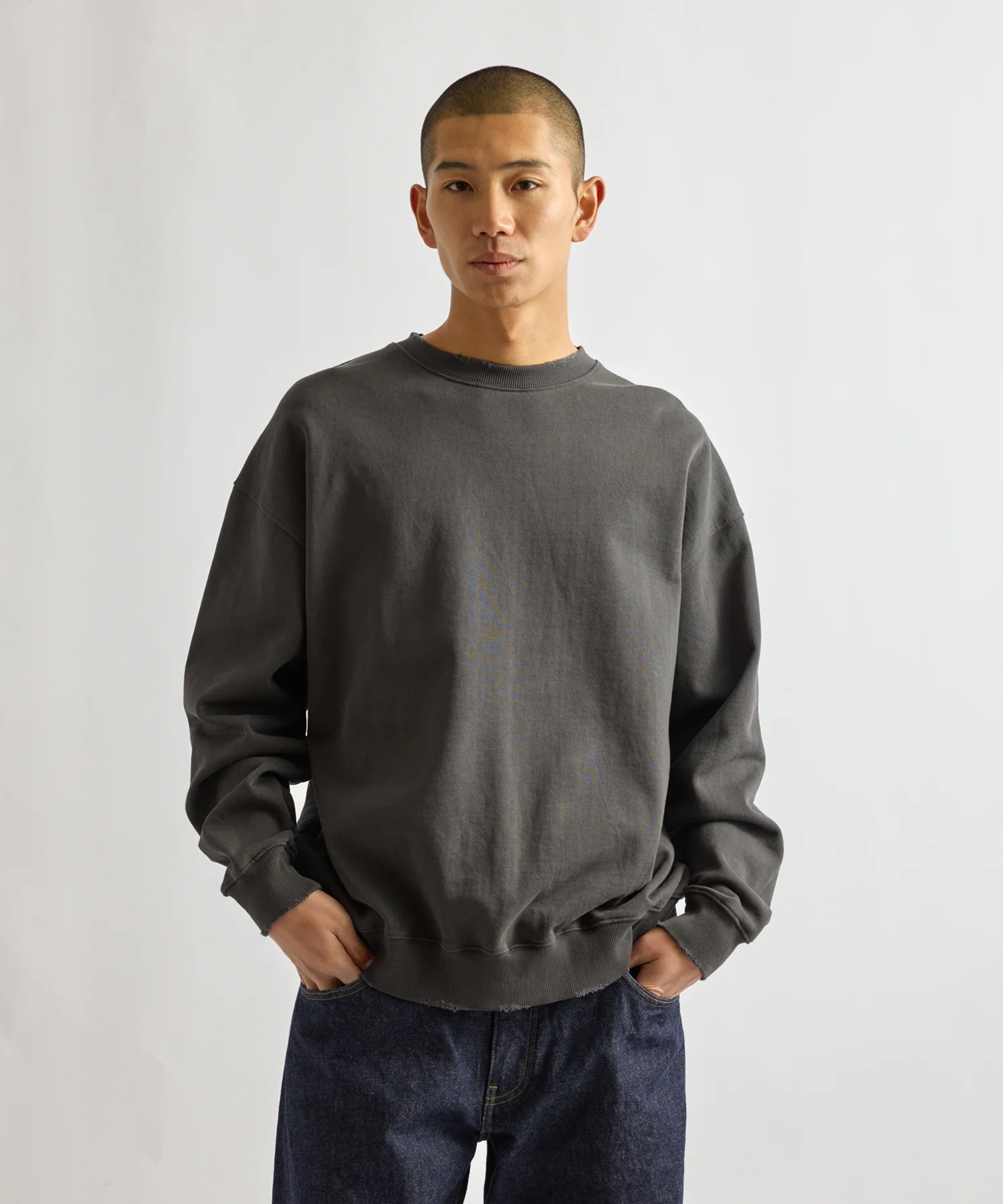 Bowery Garment Dyed Slash Sweatshirt - Image 3