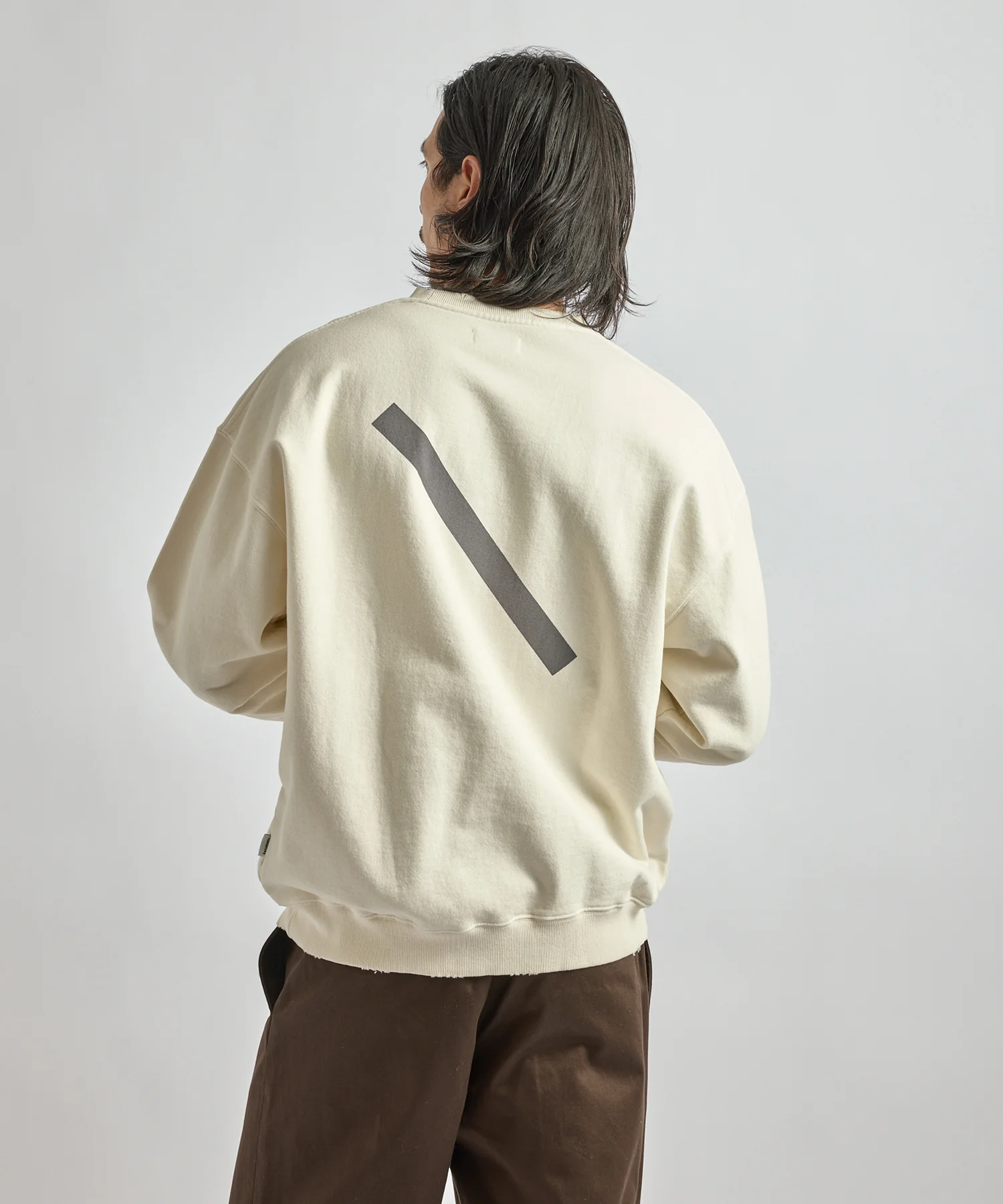 Bowery Garment Dyed Slash Sweatshirt - Image 2