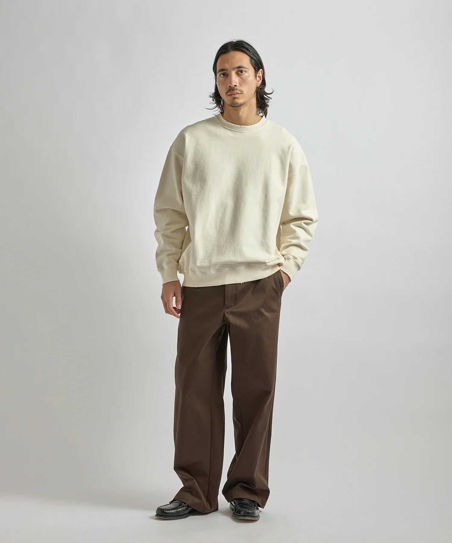 Bowery Garment Dyed Slash Sweatshirt - Image 4