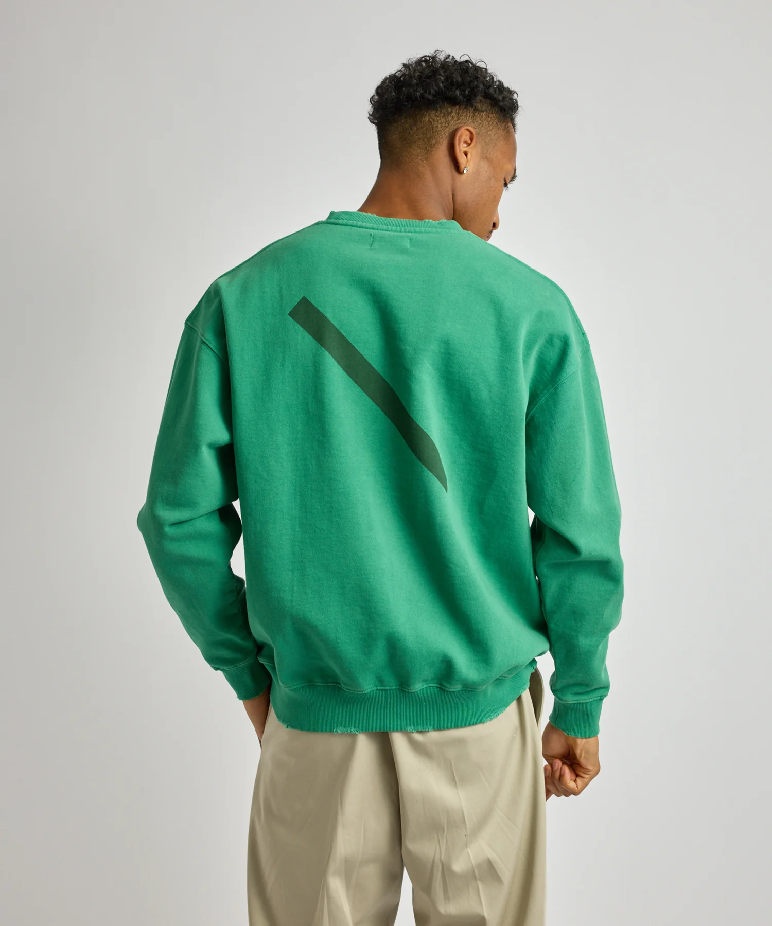 Bowery Garment Dyed Slash Sweatshirt - Image 2