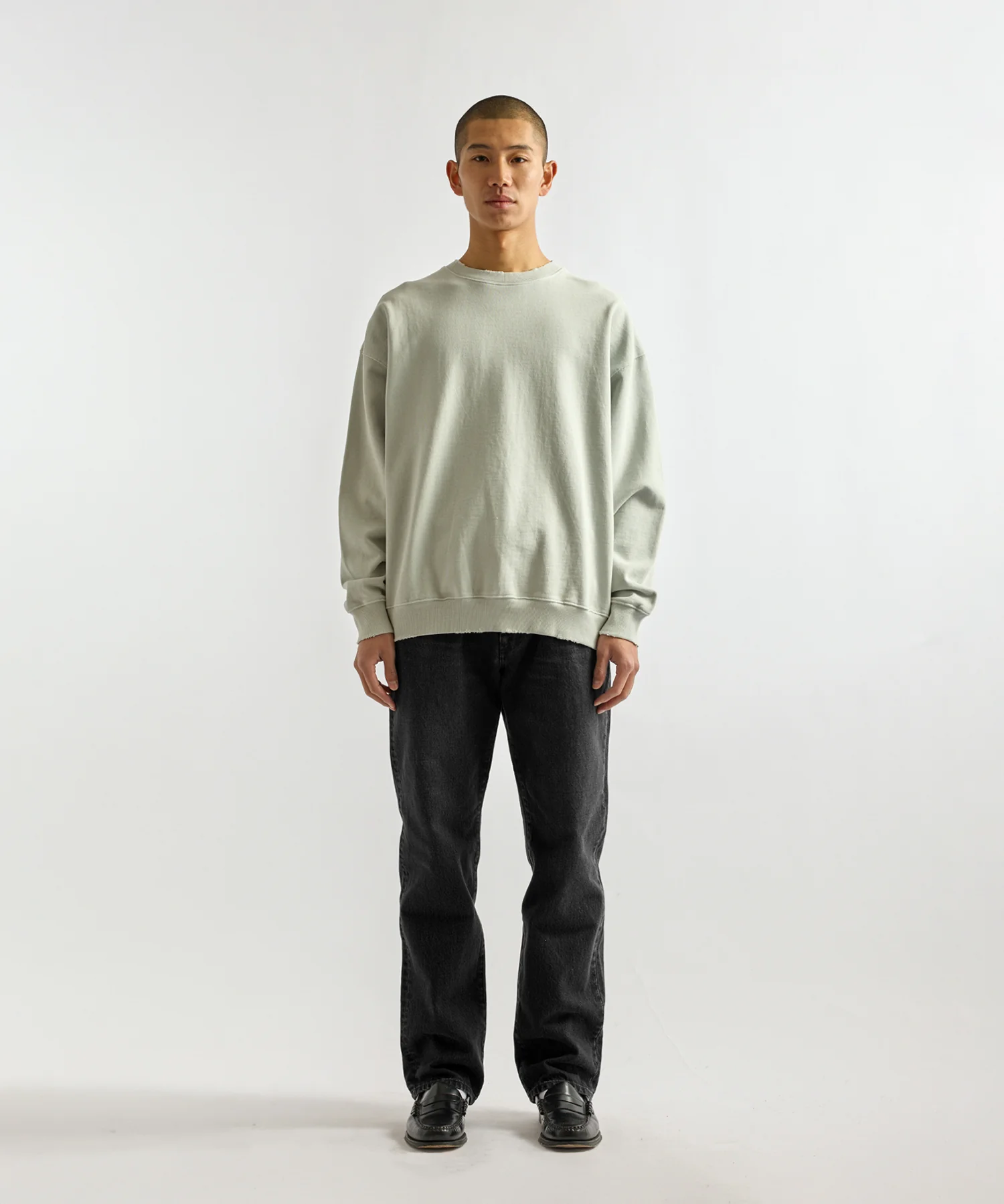Bowery Garment Dyed Slash Sweatshirt - Image 4
