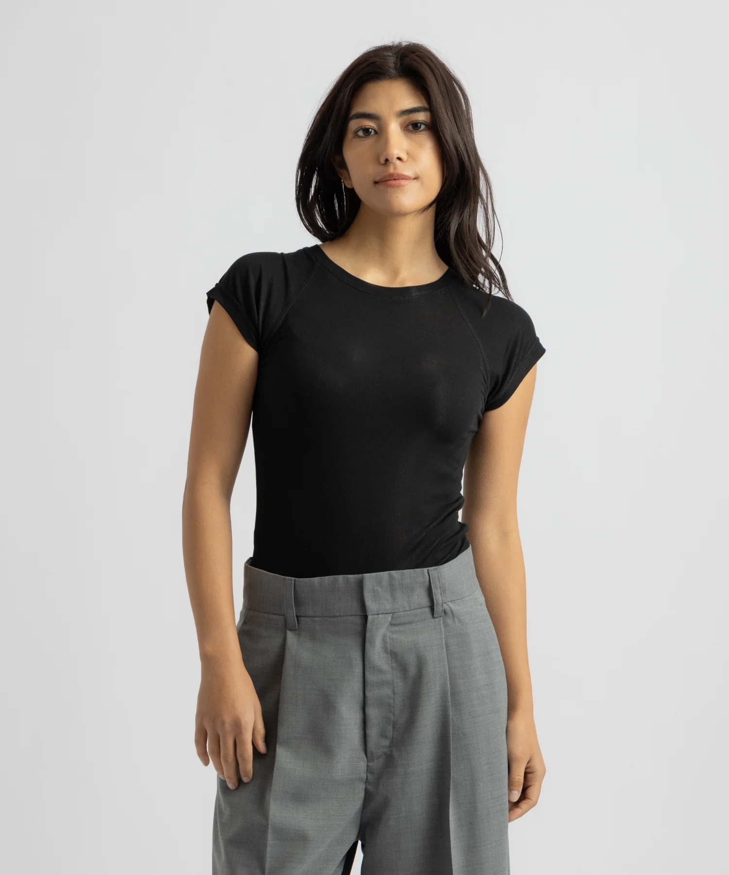 Bree Capped Sleeve Tee - Image 2