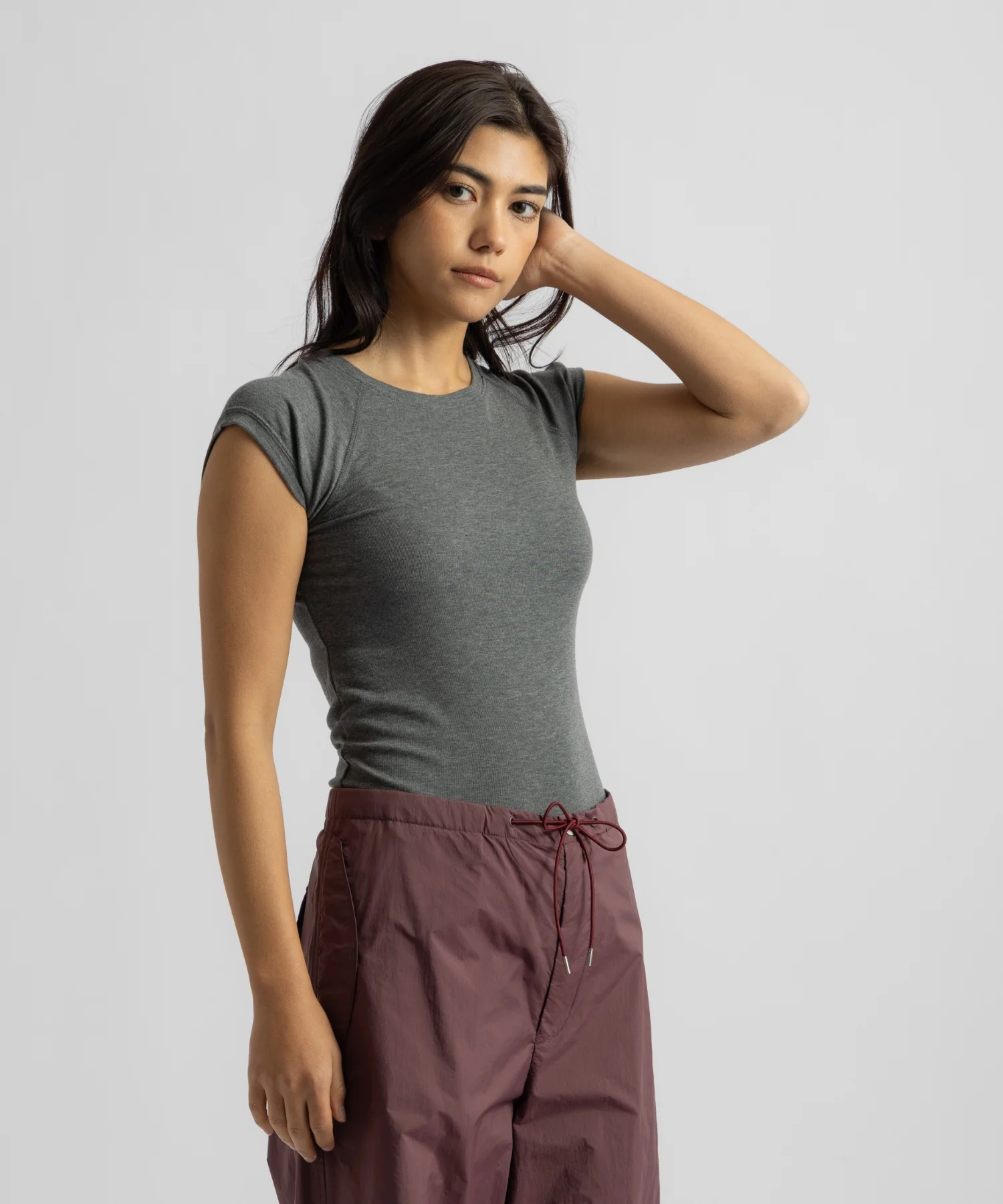 Bree Capped Sleeve Tee - Image 2