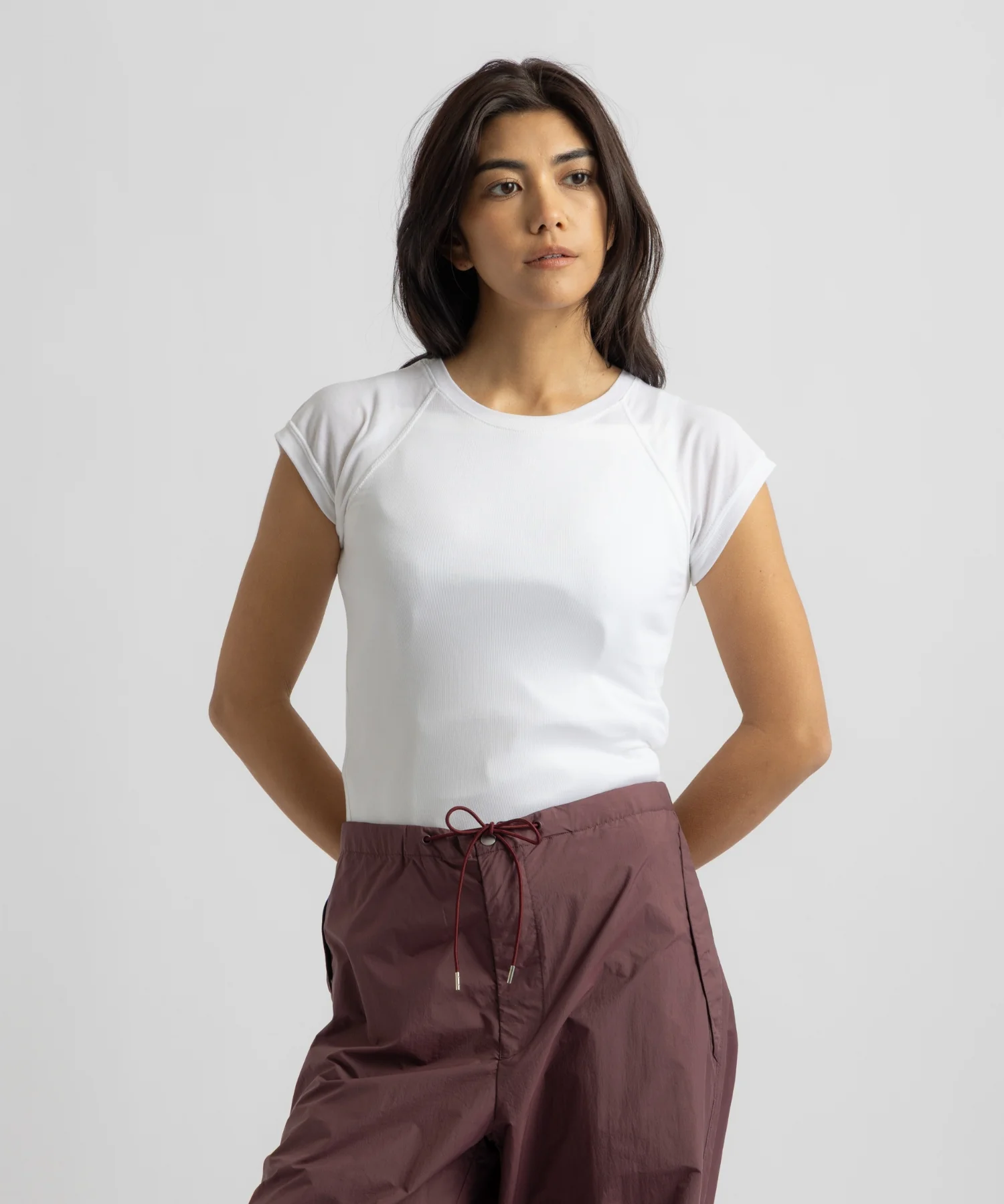 Bree Capped Sleeve Tee - Image 2