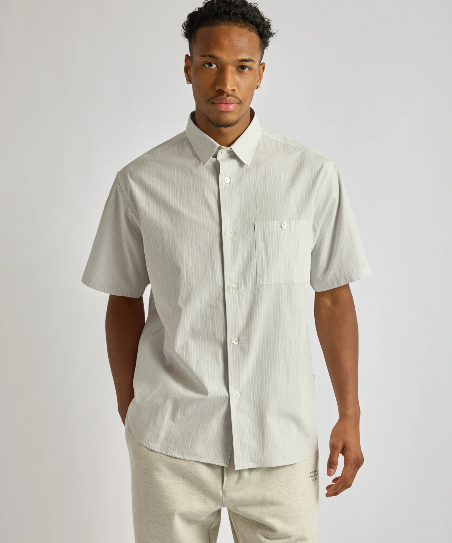 Bruce Stripe Short Sleeve Shirt - Image 2