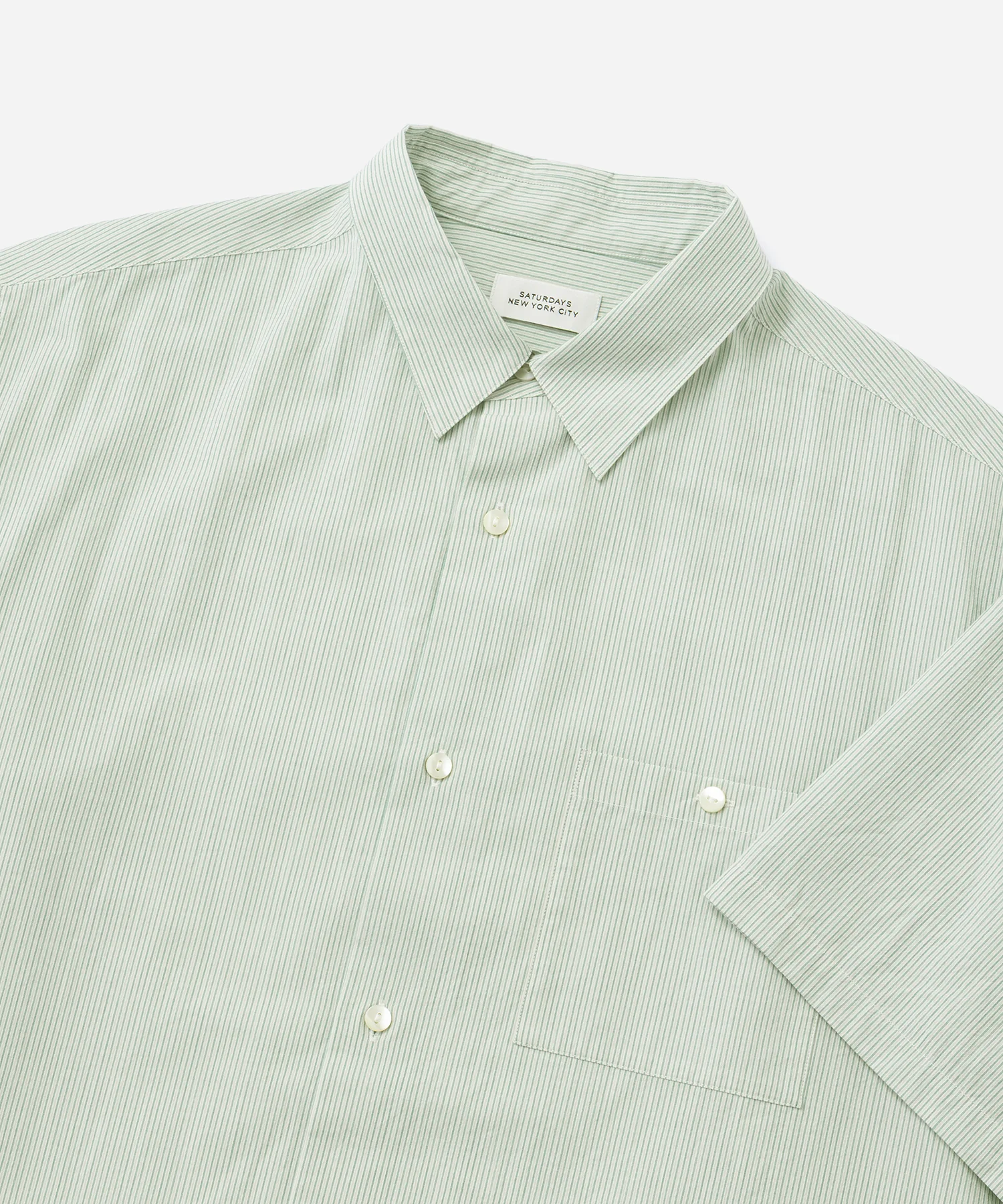 Bruce Stripe Short Sleeve Shirt - Image 5