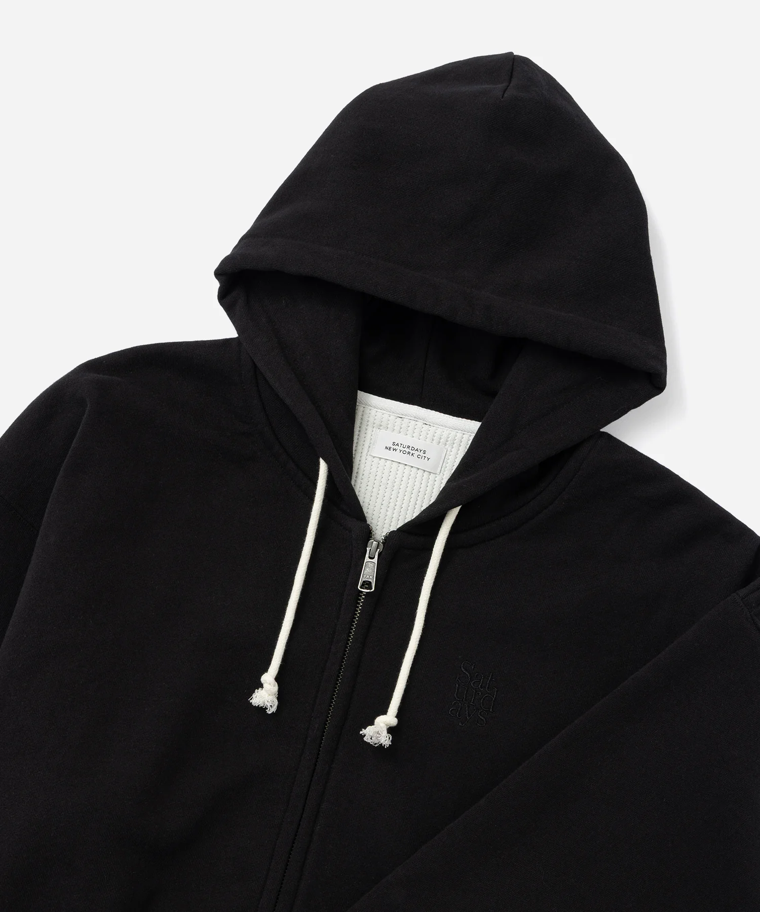 Canal Waffle Lined Zip Hoodie - Image 5