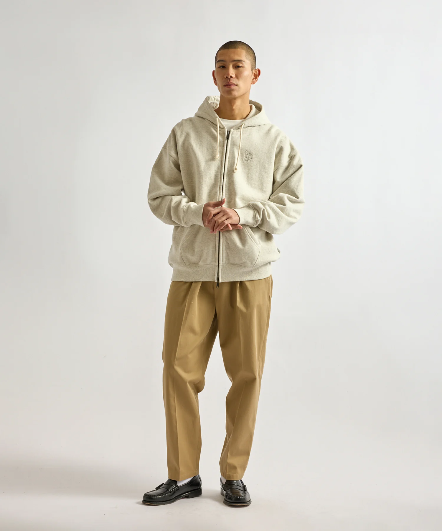 Canal Waffle Lined Zip Hoodie - Image 3