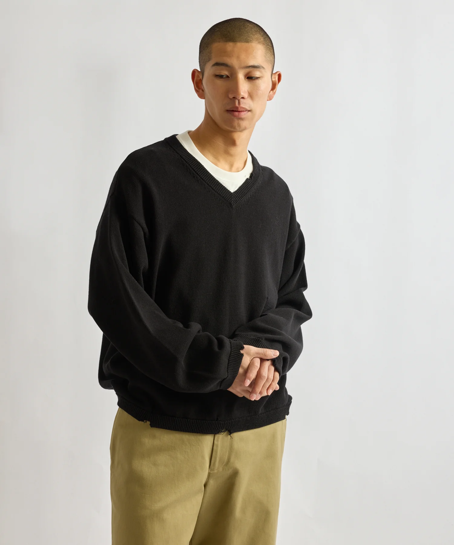 Charles Vintage V-Neck Sweater - Image 2