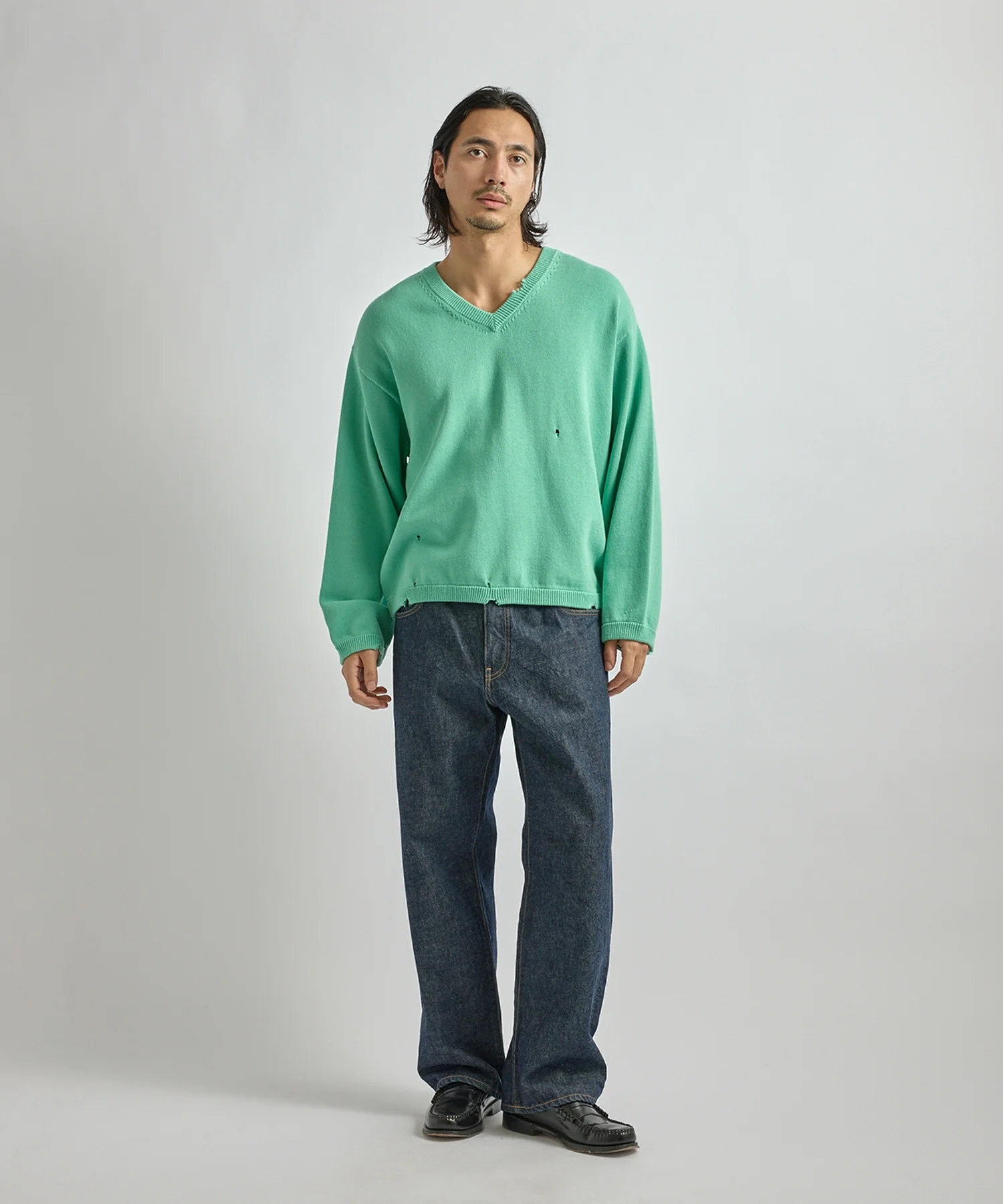 Charles Vintage V-Neck Sweater - Image 3
