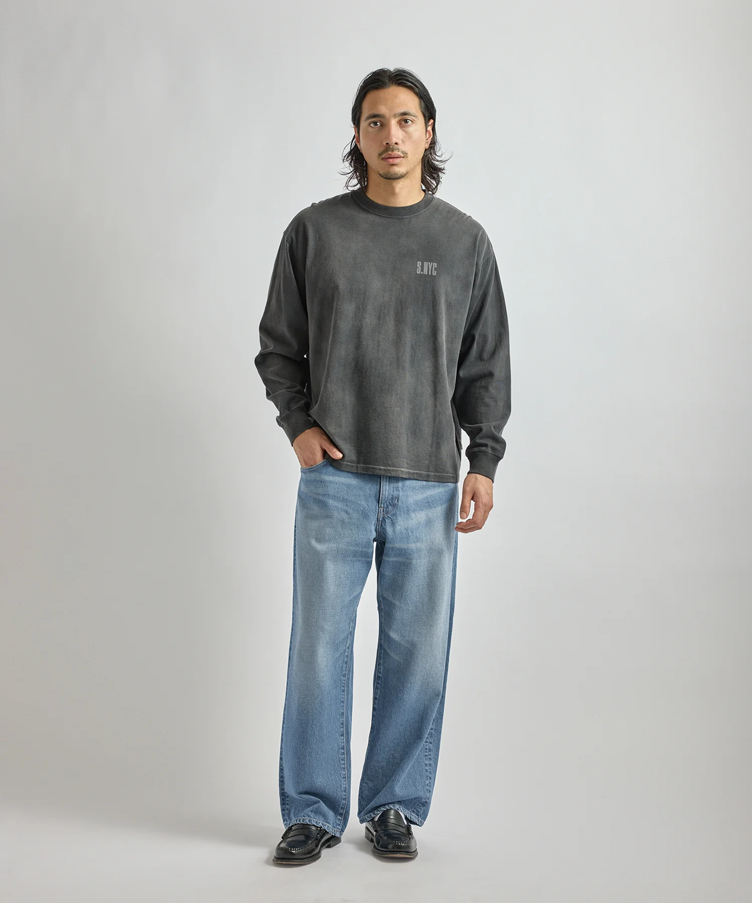 Collegiate Printed Long Sleeve Tee - Image 4