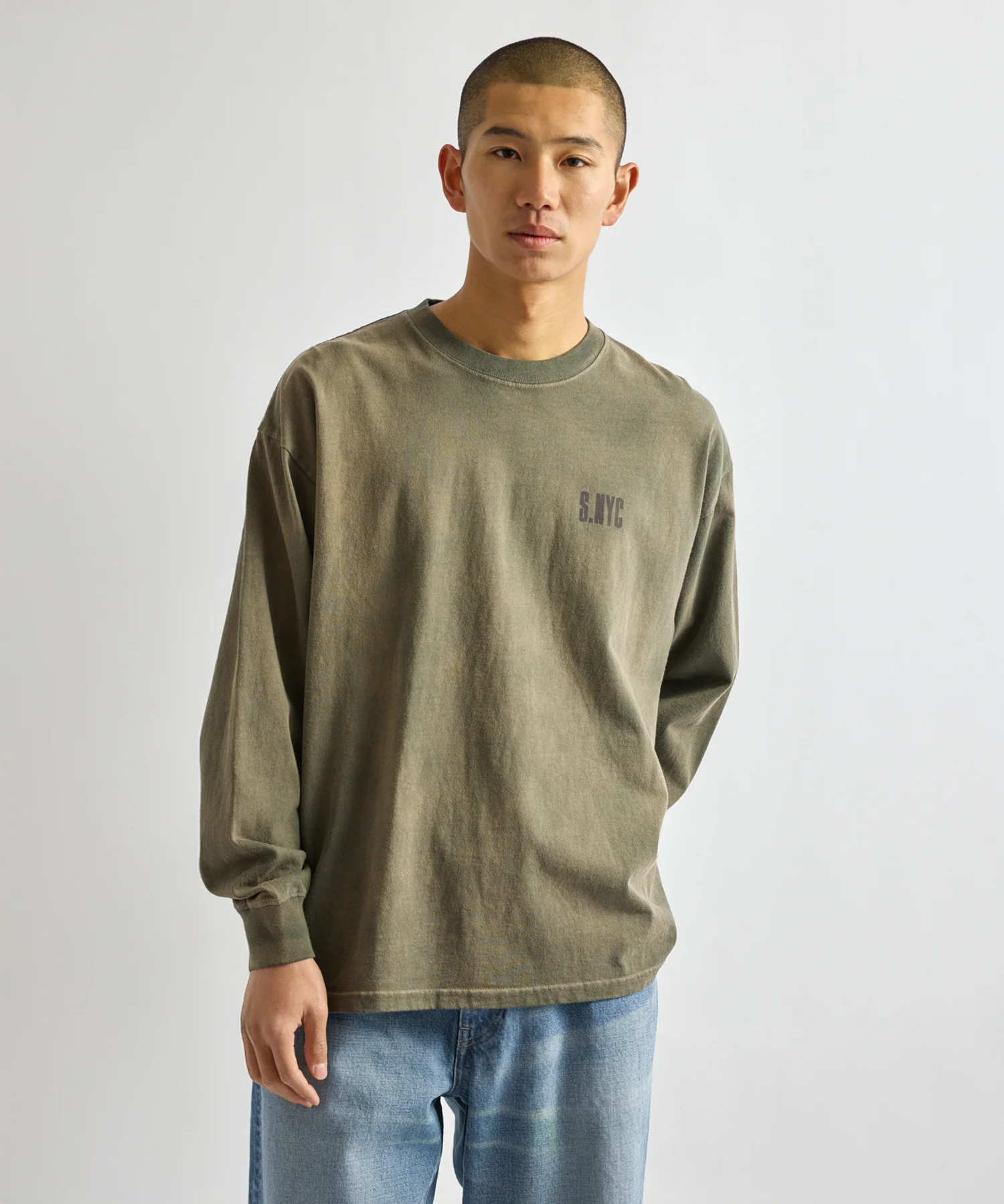 Collegiate Printed Long Sleeve Tee - Image 2
