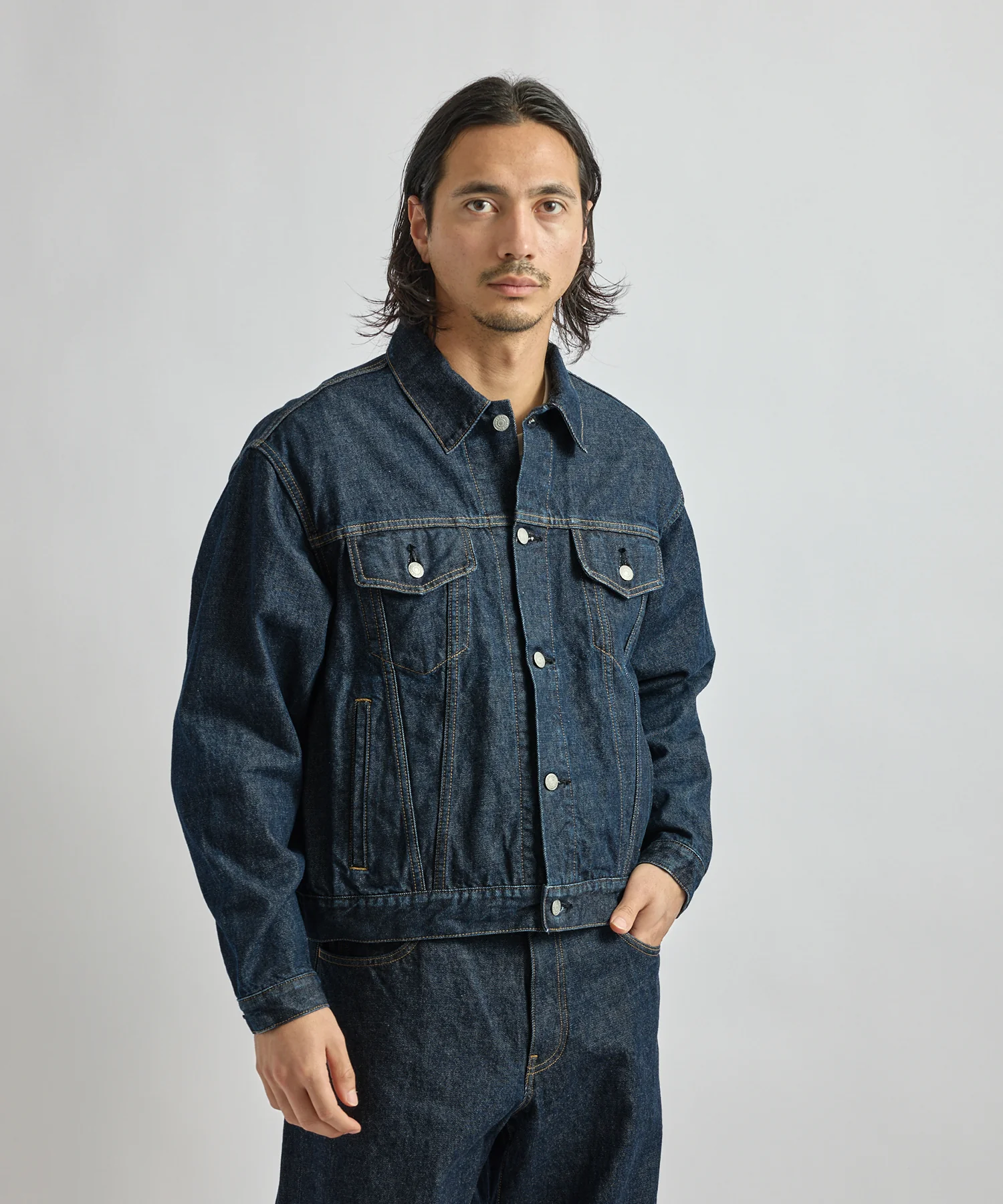 Emil Rinsed Denim Jacket - Image 2