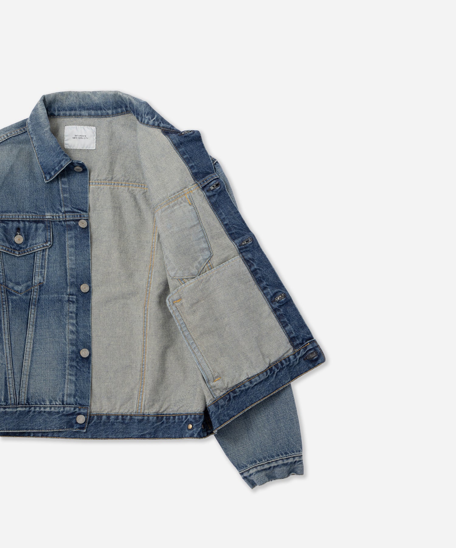 Emil Washed Denim Jacket - Image 6