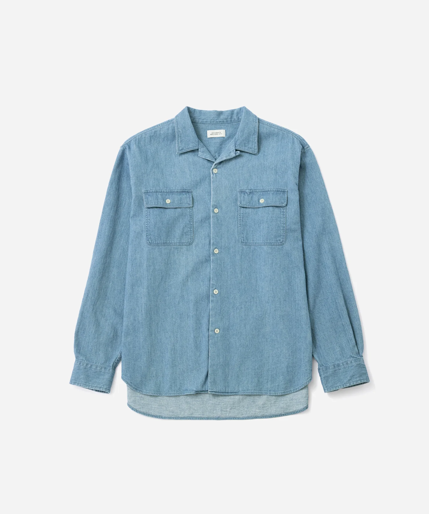 Hanley Long Sleeve Open Collar Shirt