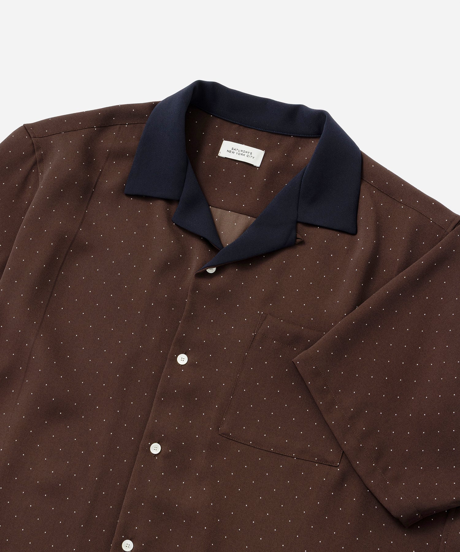 Hester Dot Print Short Sleeve Shirt - Image 5