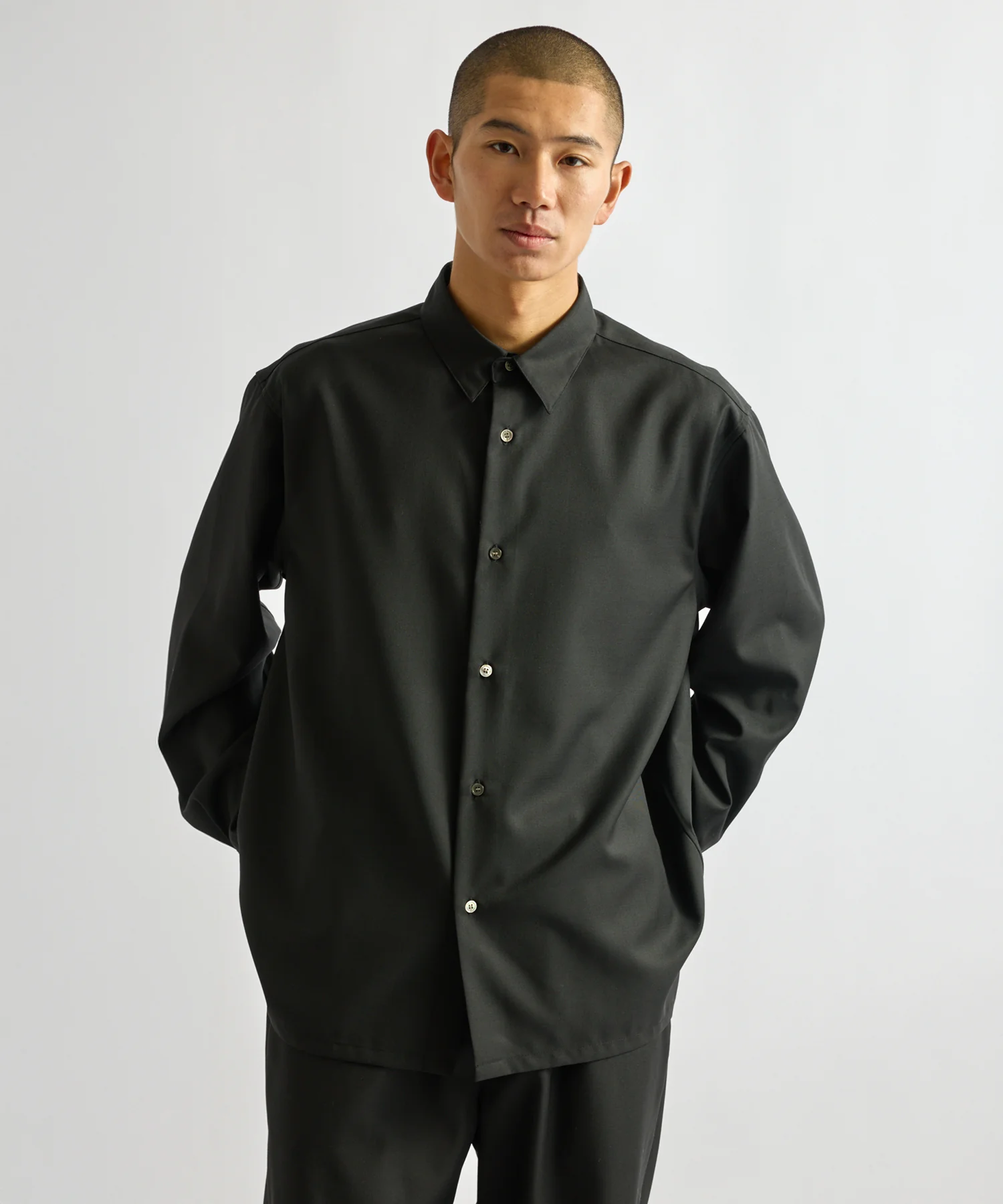 Kenmare Tropical Wool Long Sleeve Shirt - Image 2