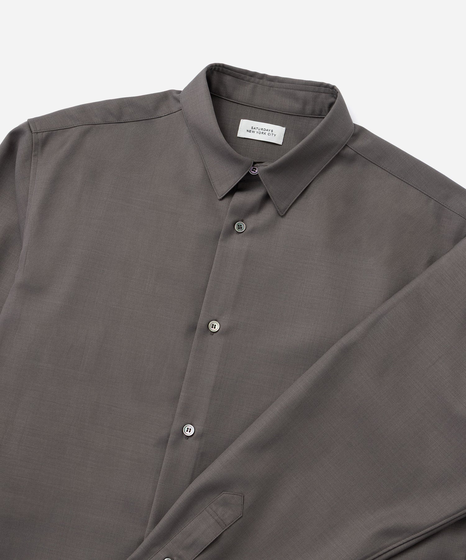 Kenmare Tropical Wool Long Sleeve Shirt - Image 5