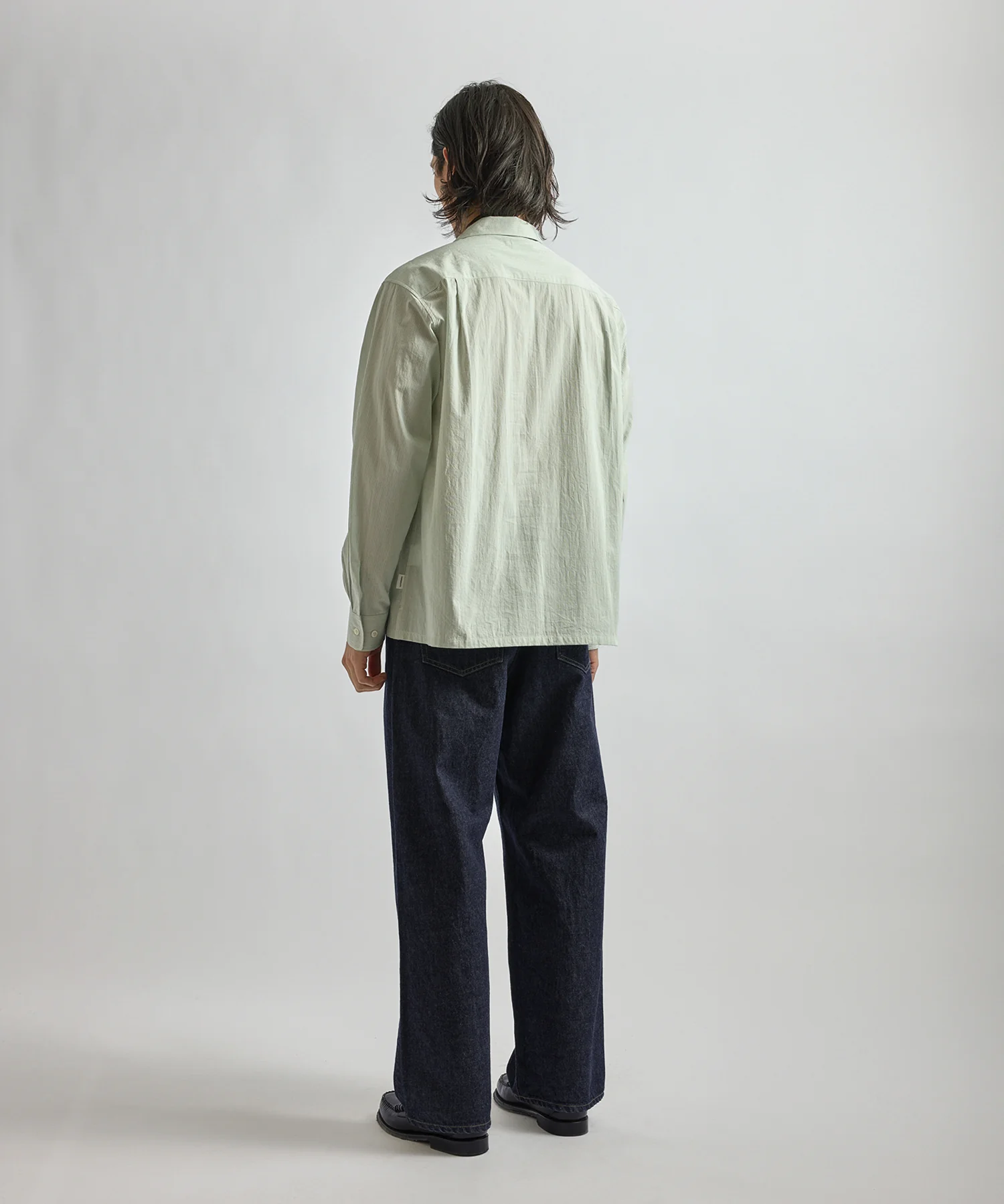 Marco Stripe Open Collar Shirt - Image 4