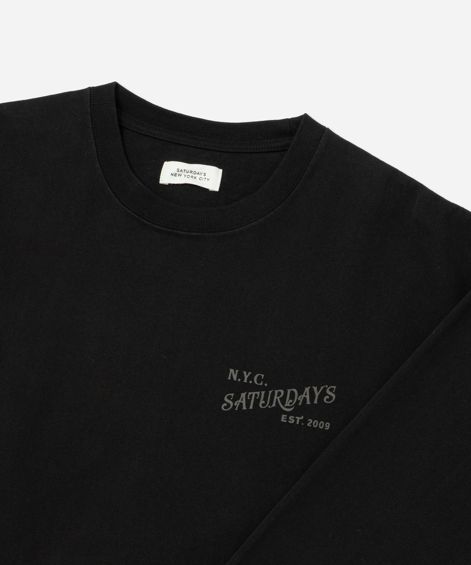Max Weight Vintage Serif Long Sleeve Tee - Image 5