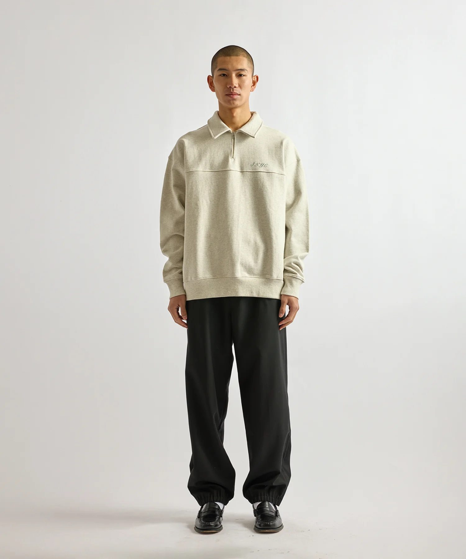Mott Relaxed Quarter Zip Sweatshirt - Image 3