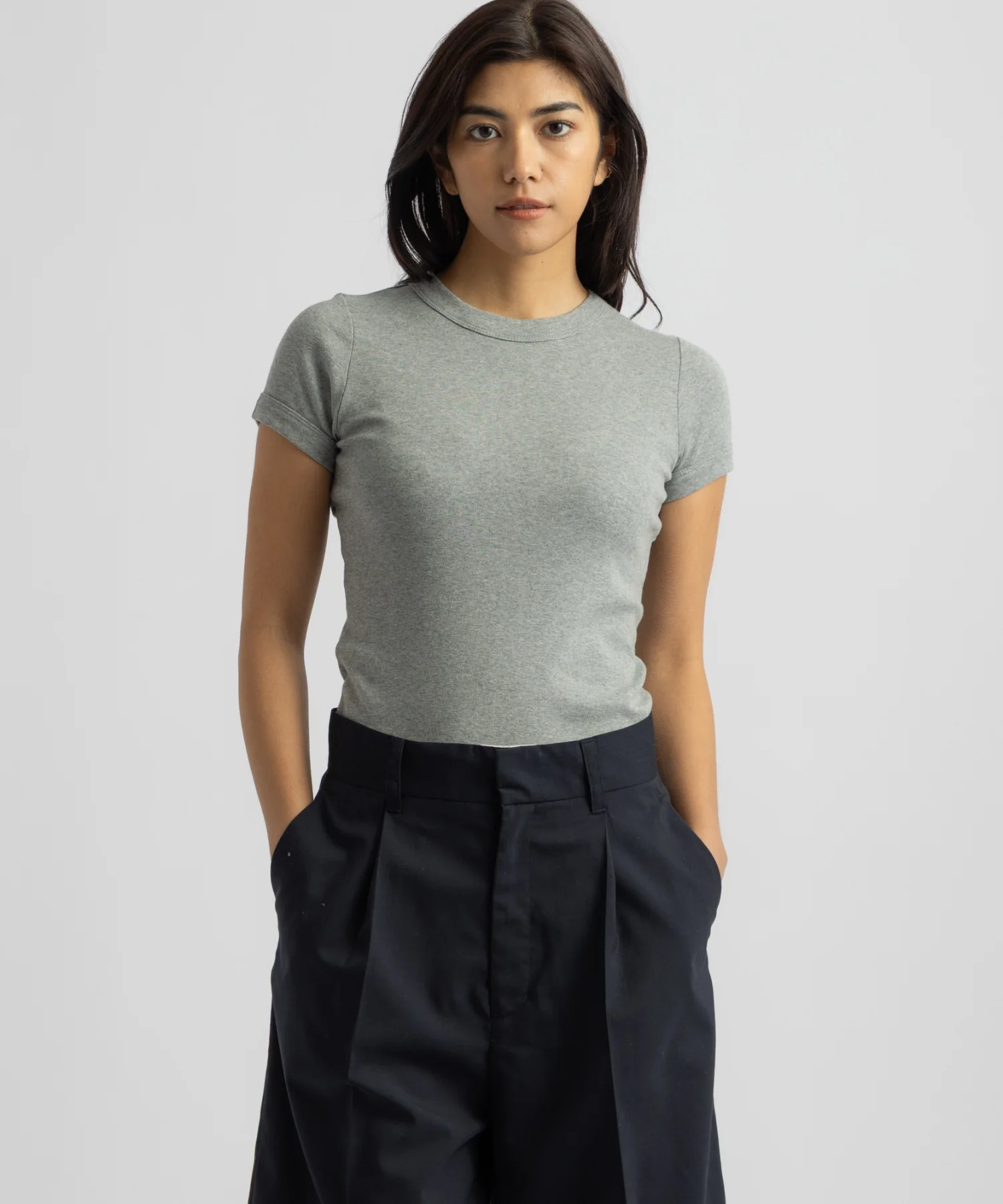 Naomi Ribbed Tee - Image 2