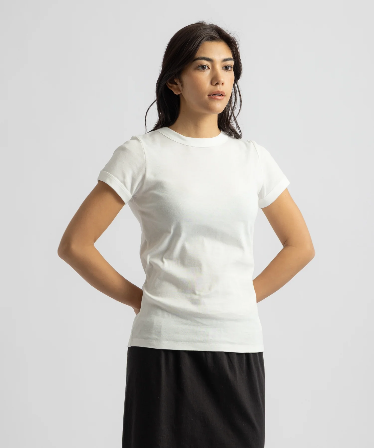 Naomi Ribbed Tee - Image 2
