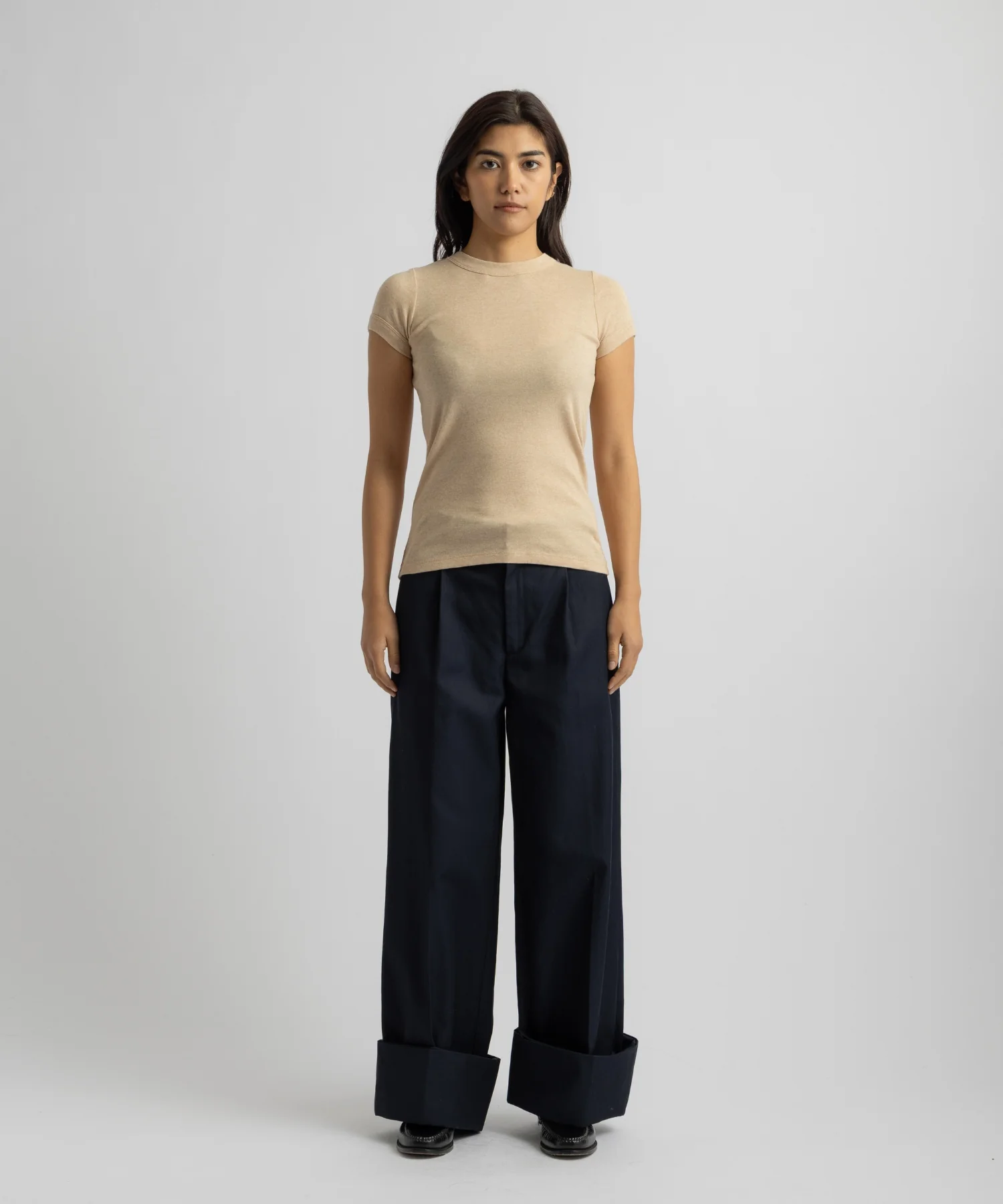 Naomi Ribbed Tee - Image 3