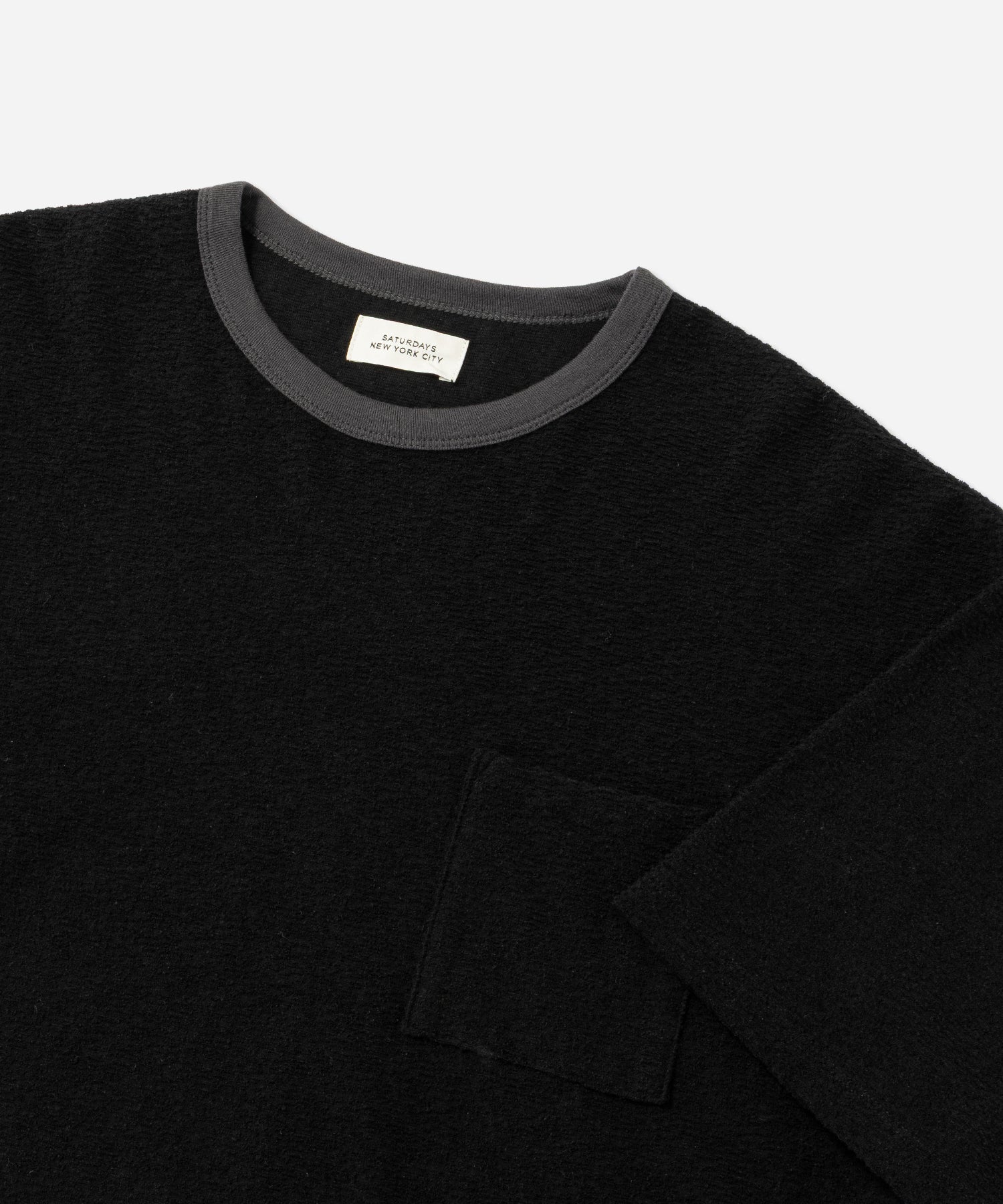 Ringer Pile Relaxed Short Sleeve Tee - Image 5
