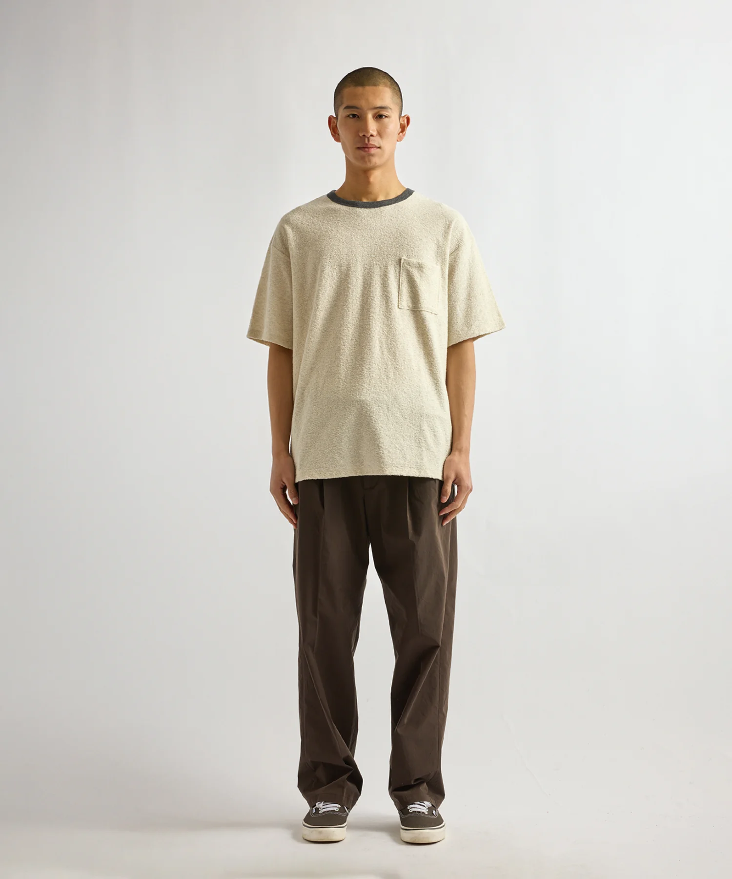 Ringer Pile Relaxed Short Sleeve Tee - Image 3