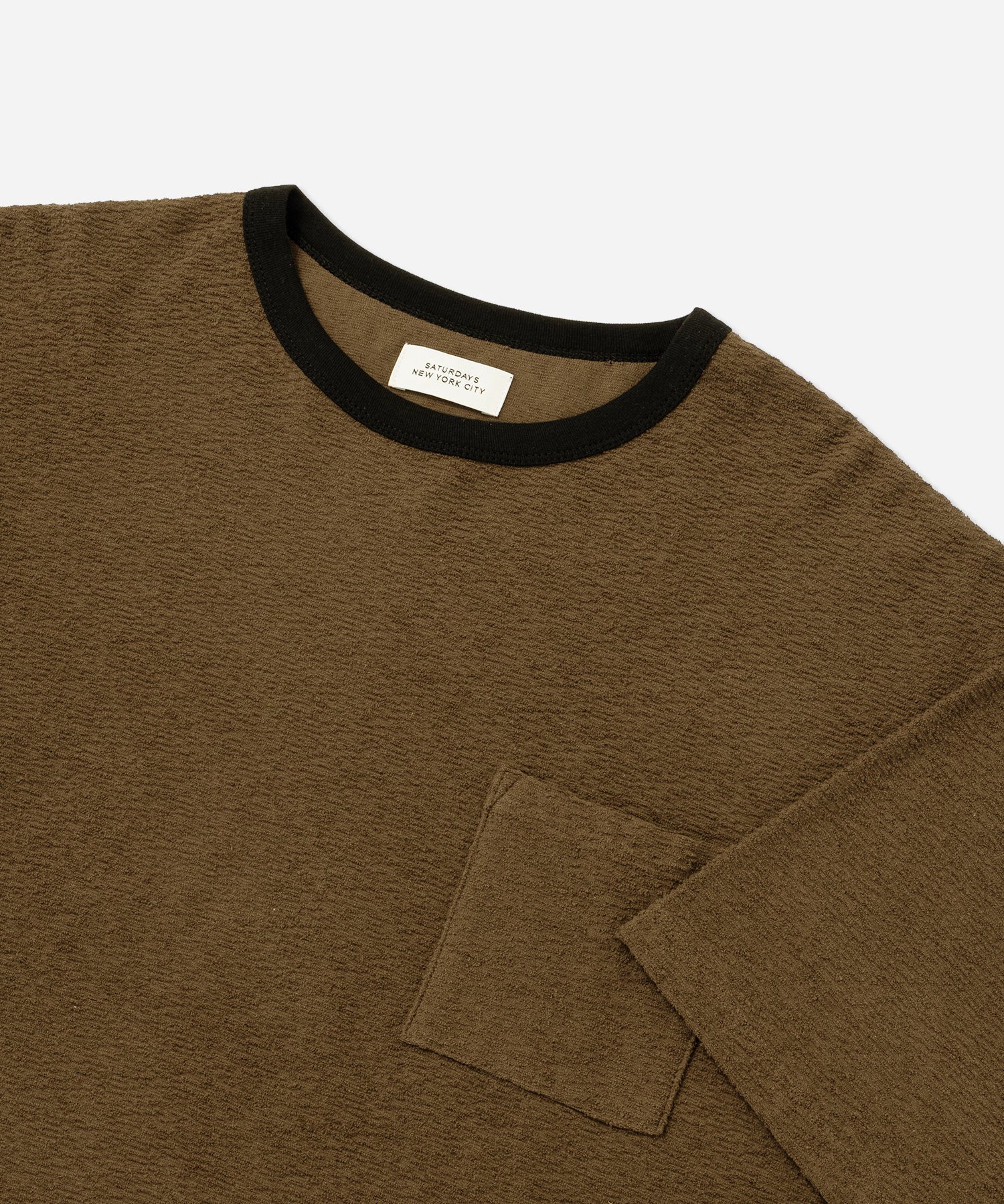 Ringer Pile Relaxed Short Sleeve Tee - Image 5
