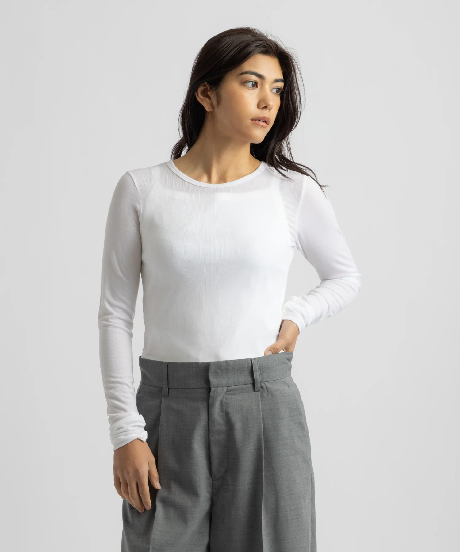 Steff Fitted Long Sleeve Top - Image 2