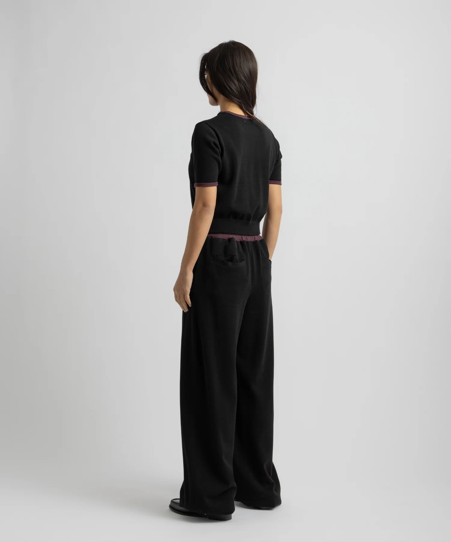 Suzie Compact Knit Short Sleeve Top - Image 4