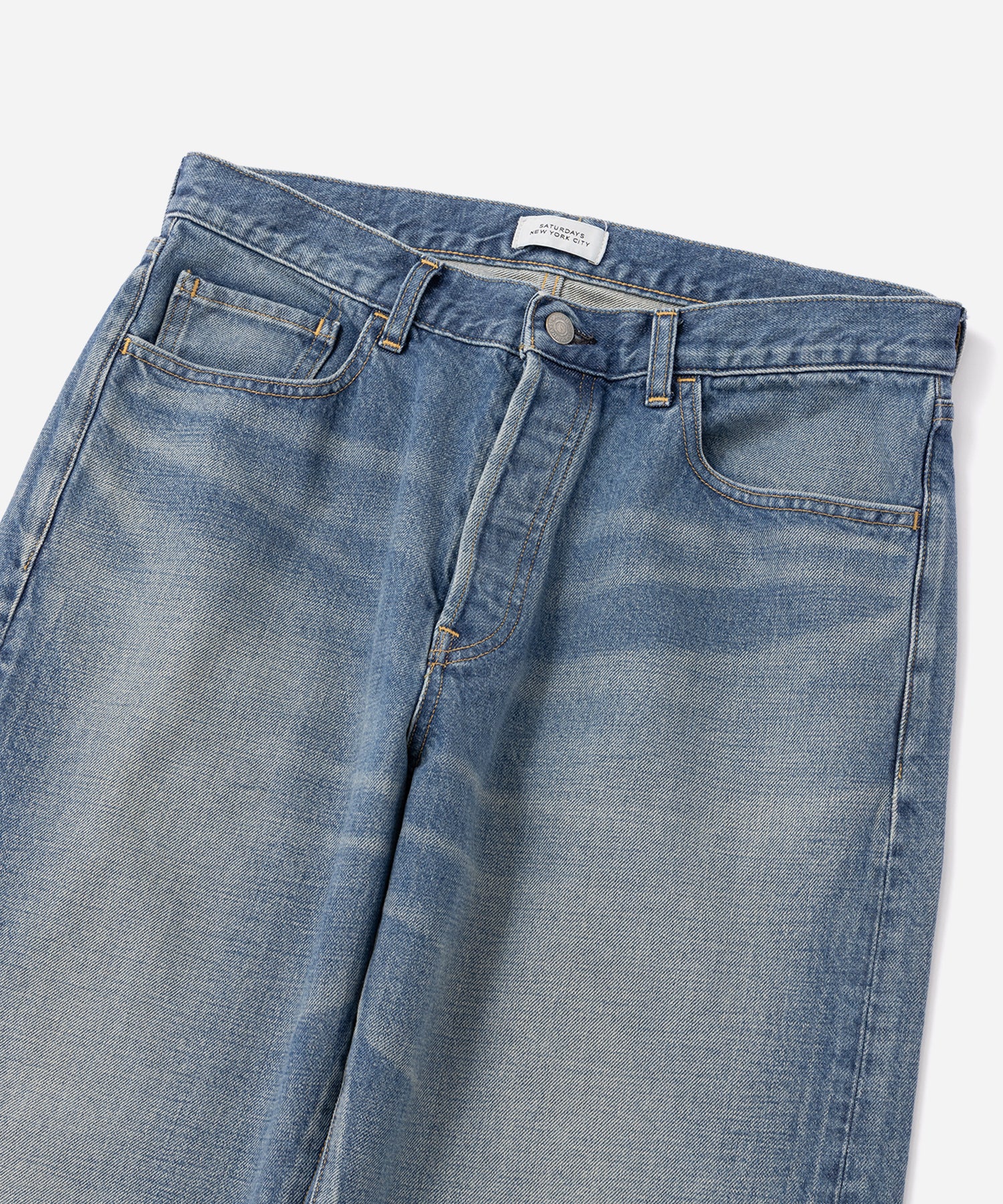 Tobias Straight Washed Denim Pant - Image 5
