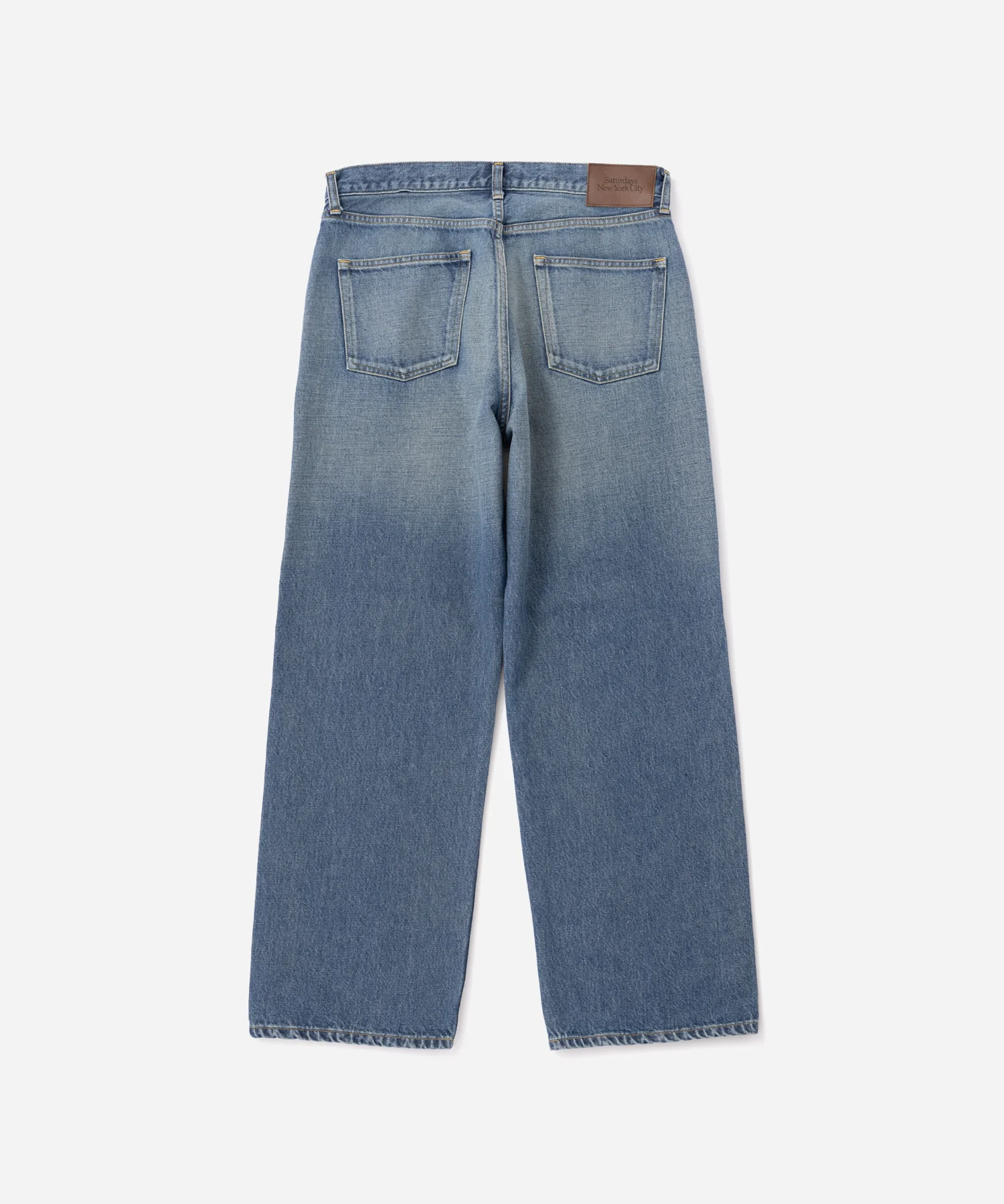 Tobias Straight Washed Denim Pant - Image 6
