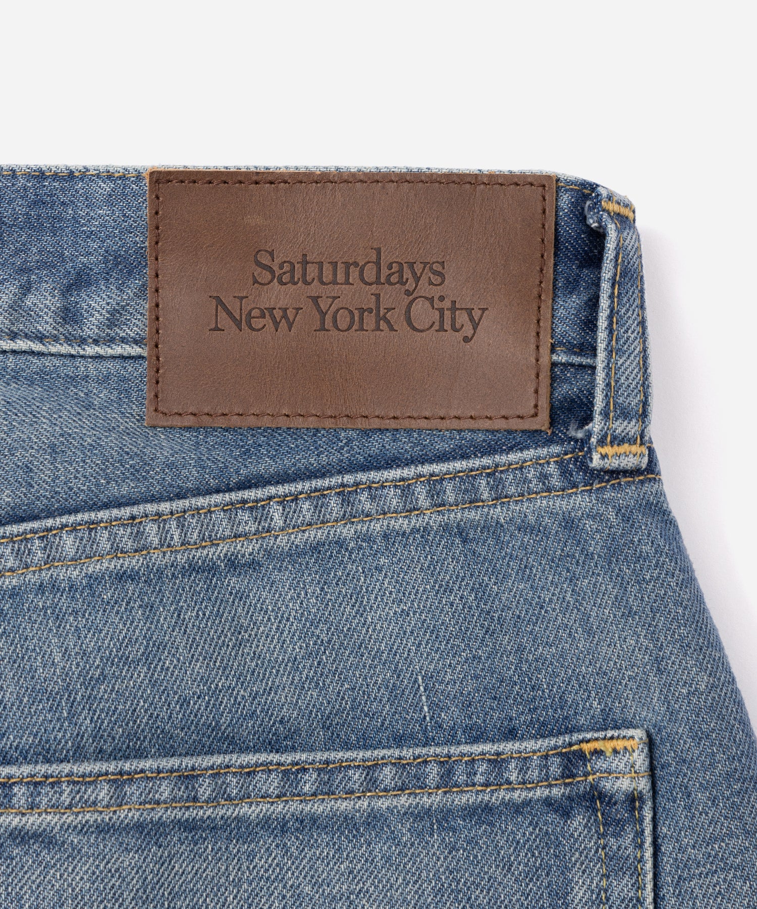 Tobias Straight Washed Denim Pant - Image 7