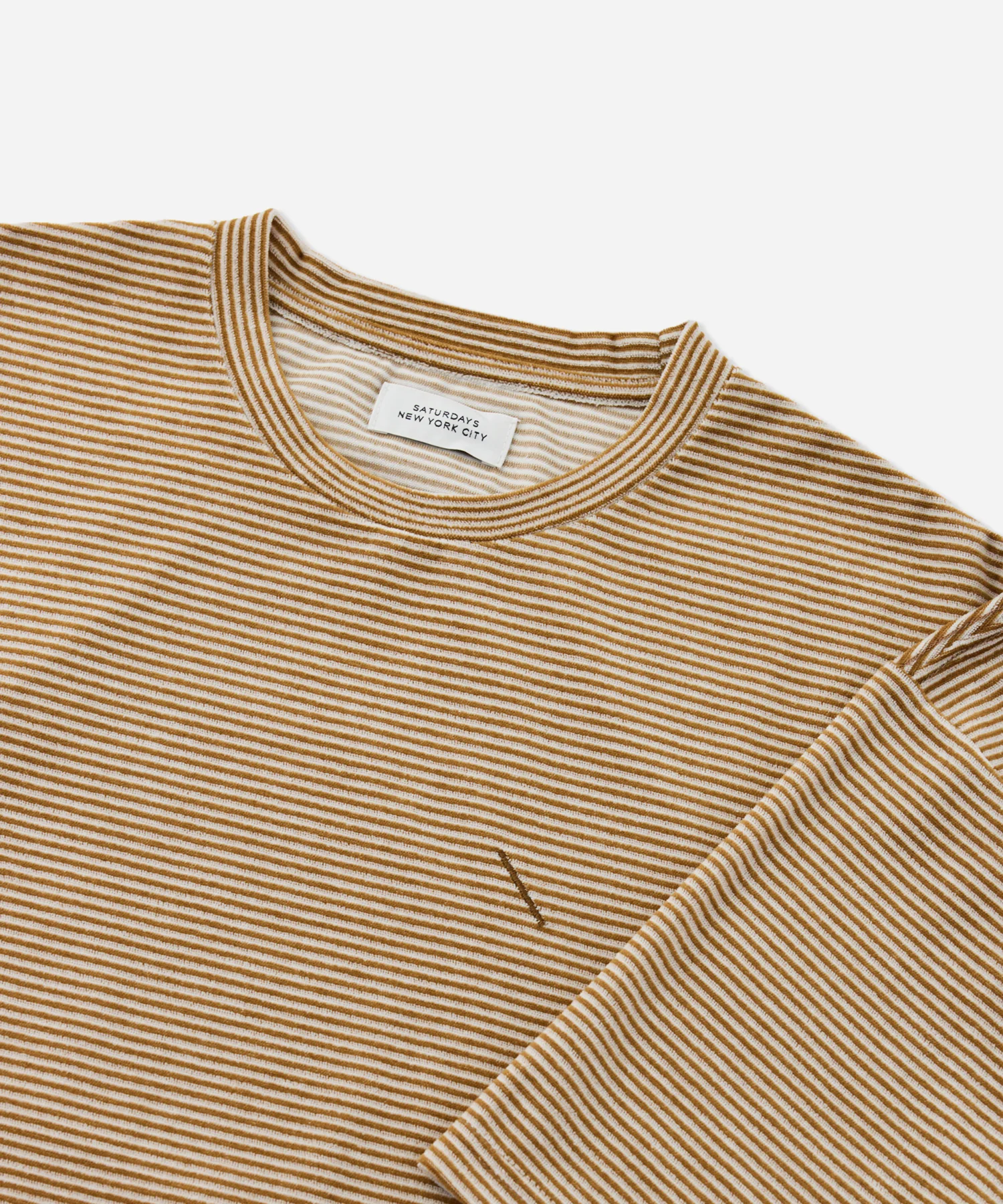 Velour Stripe Relaxed Short Sleeve Tee - Image 5