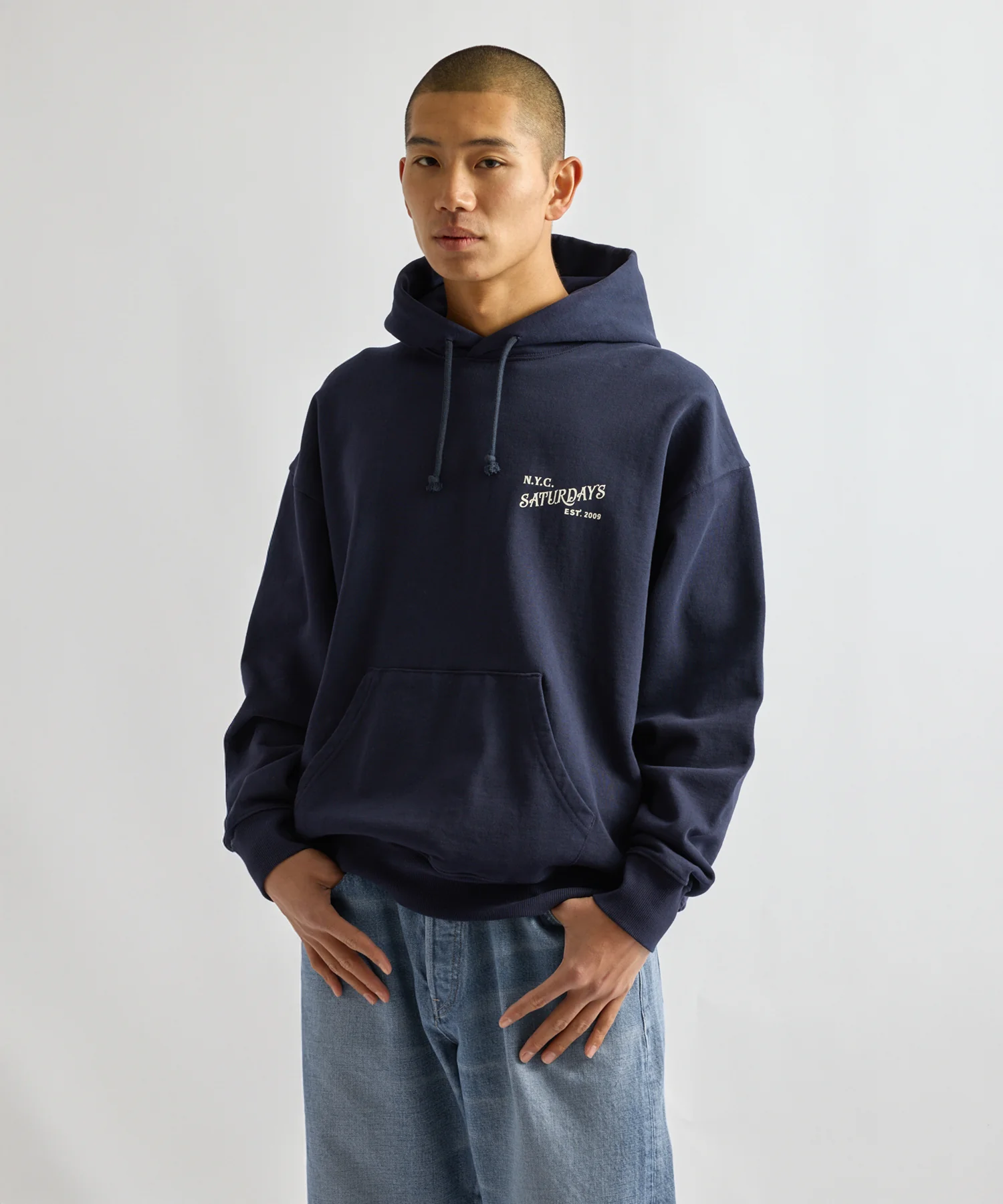 Warren Vintage Serif Relaxed Hoodie - Image 2