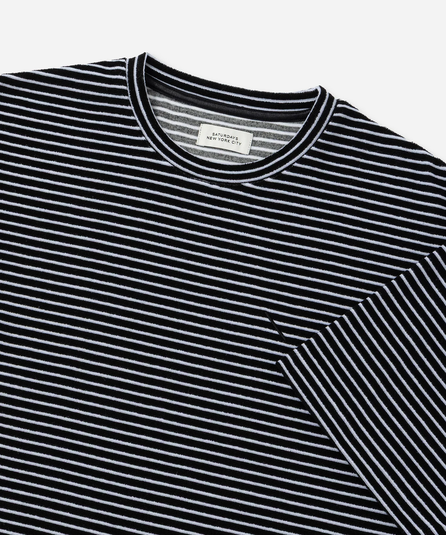 Brandon Striped Pile Relaxed Tee - Image 5