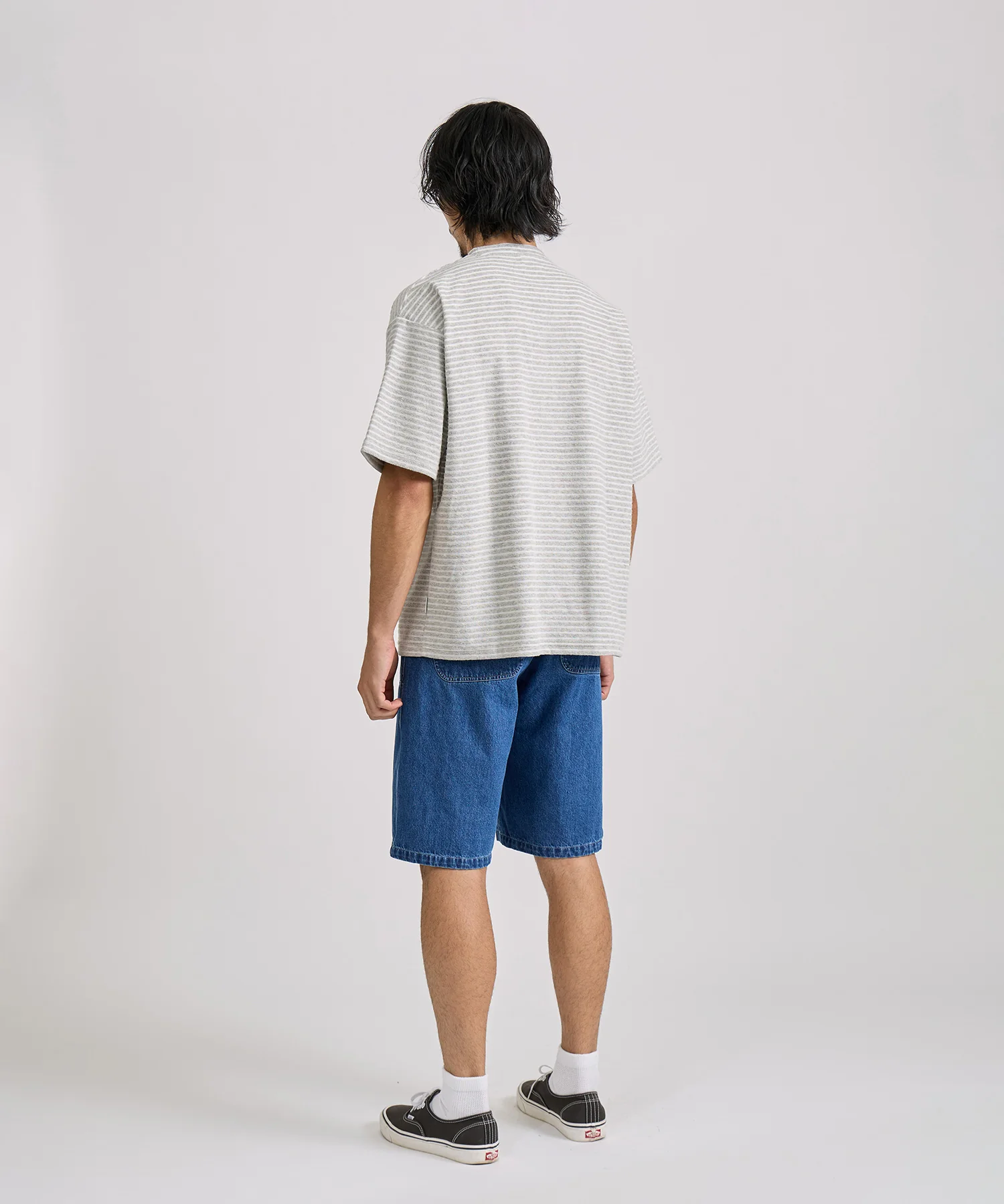 Brandon Striped Pile Relaxed Tee - Image 4