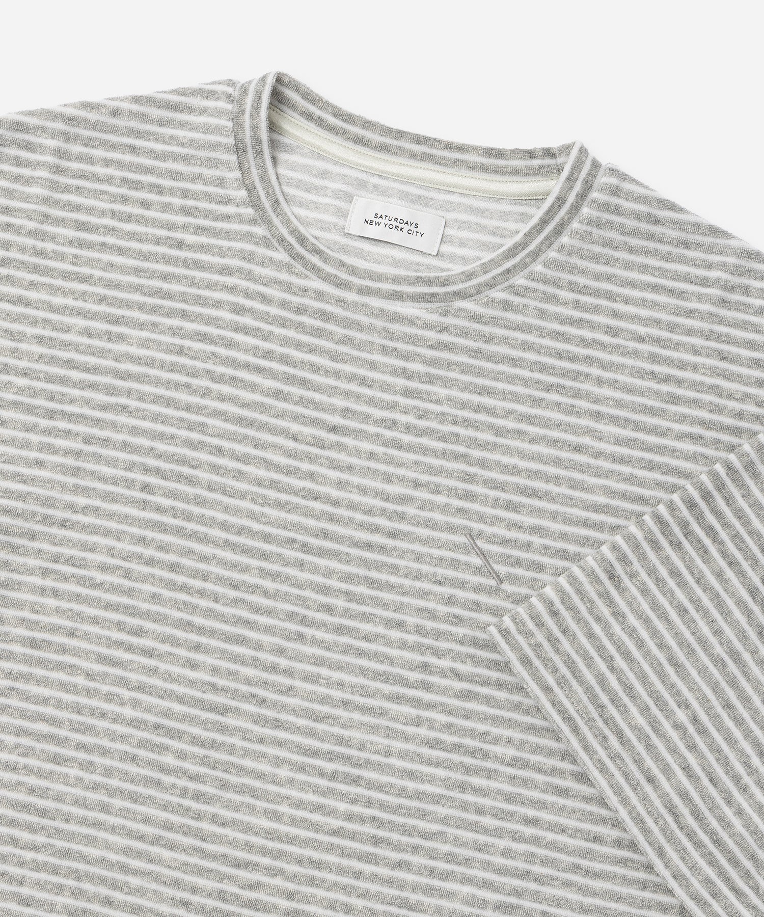 Brandon Striped Pile Relaxed Tee - Image 5