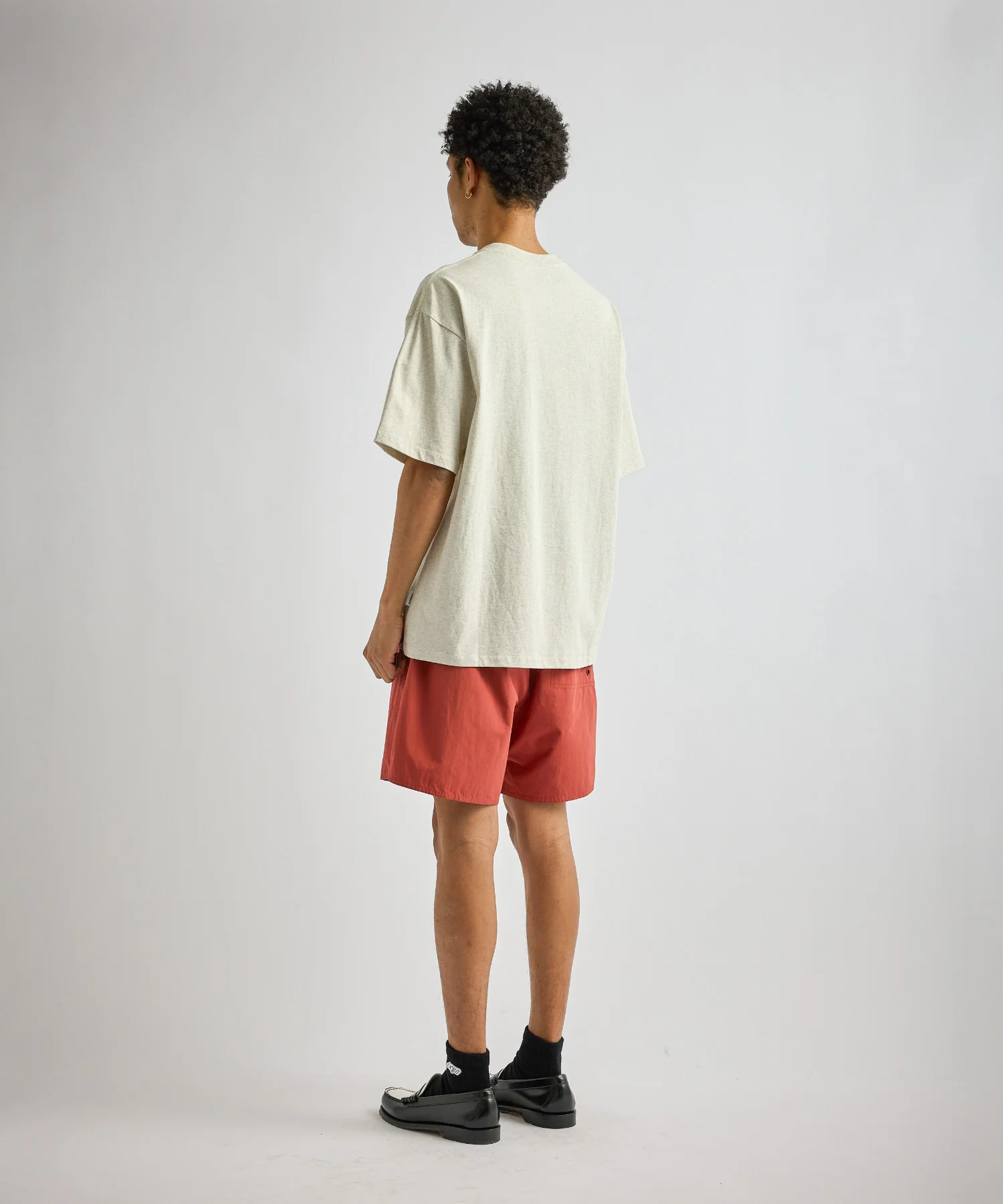 Loofah Collar Relaxed Tee - Image 4
