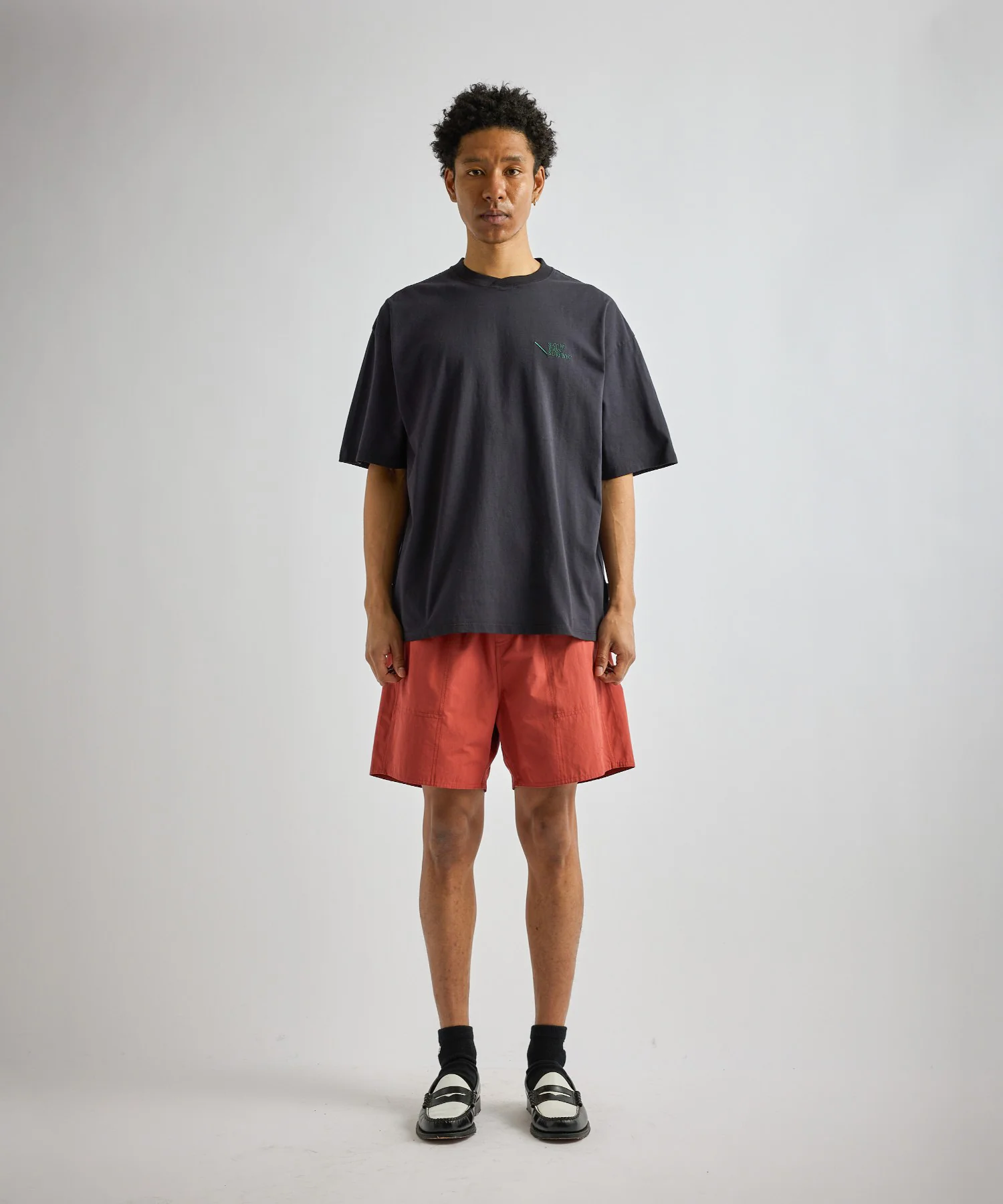 Loofah Collar Relaxed Tee - Image 3