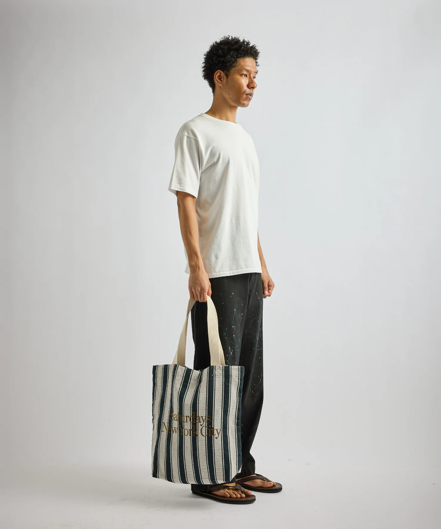 Miller Stripe Tote Bag - Image 3
