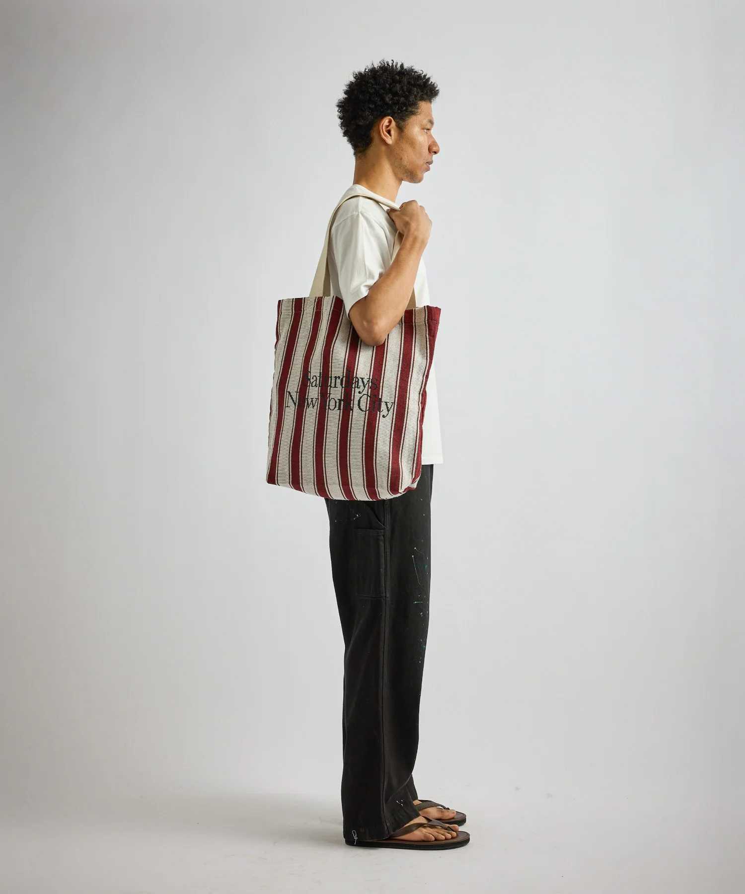 Miller Stripe Tote Bag - Image 3